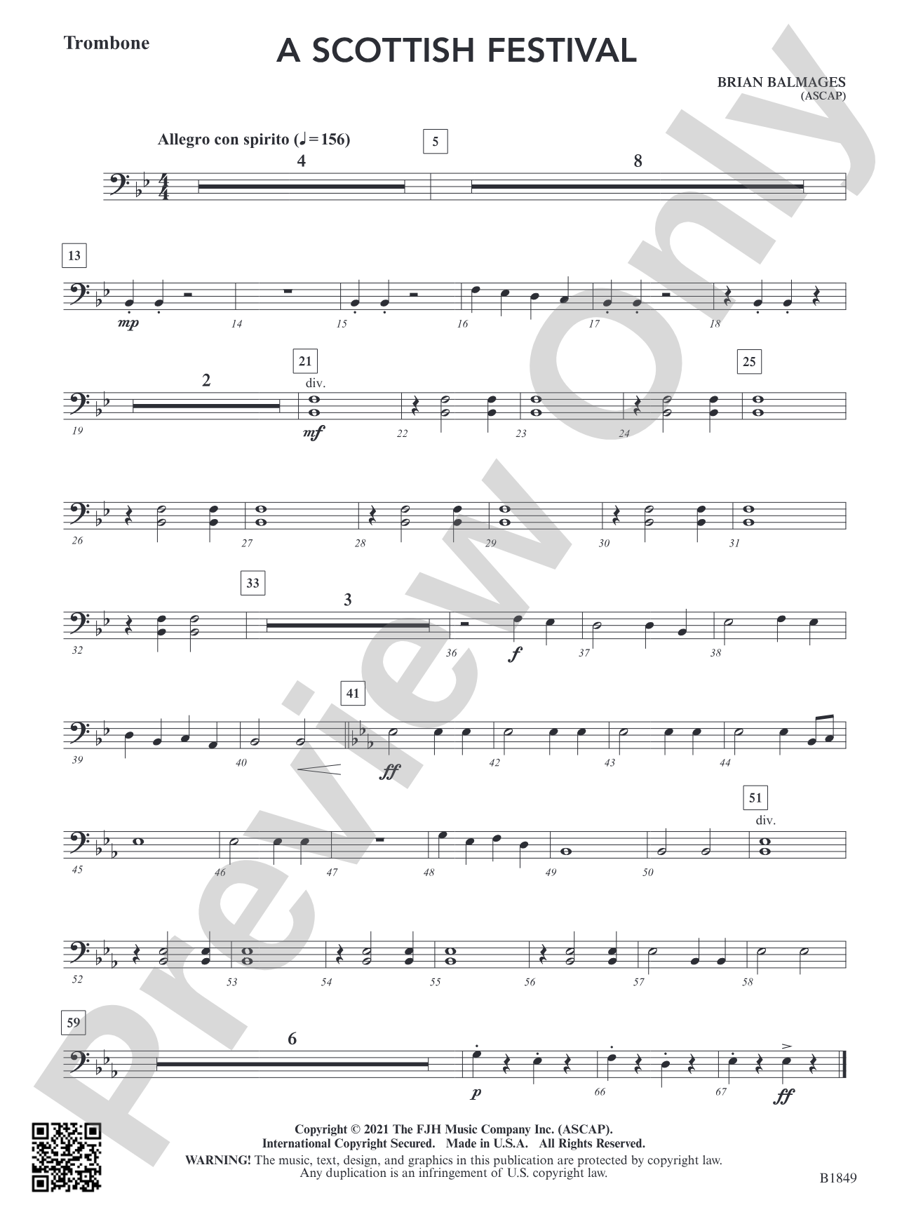A Scottish Festival: Trombone