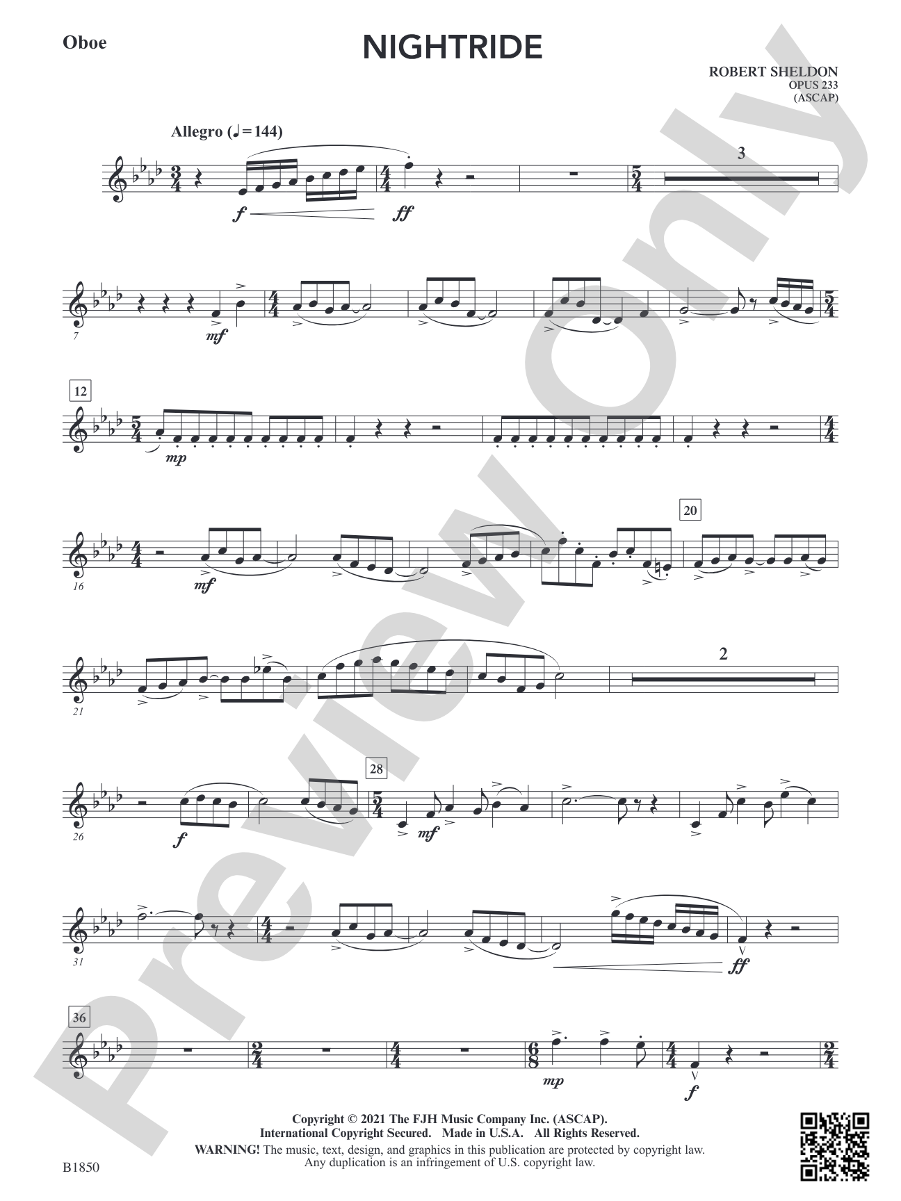 Nightride: Oboe