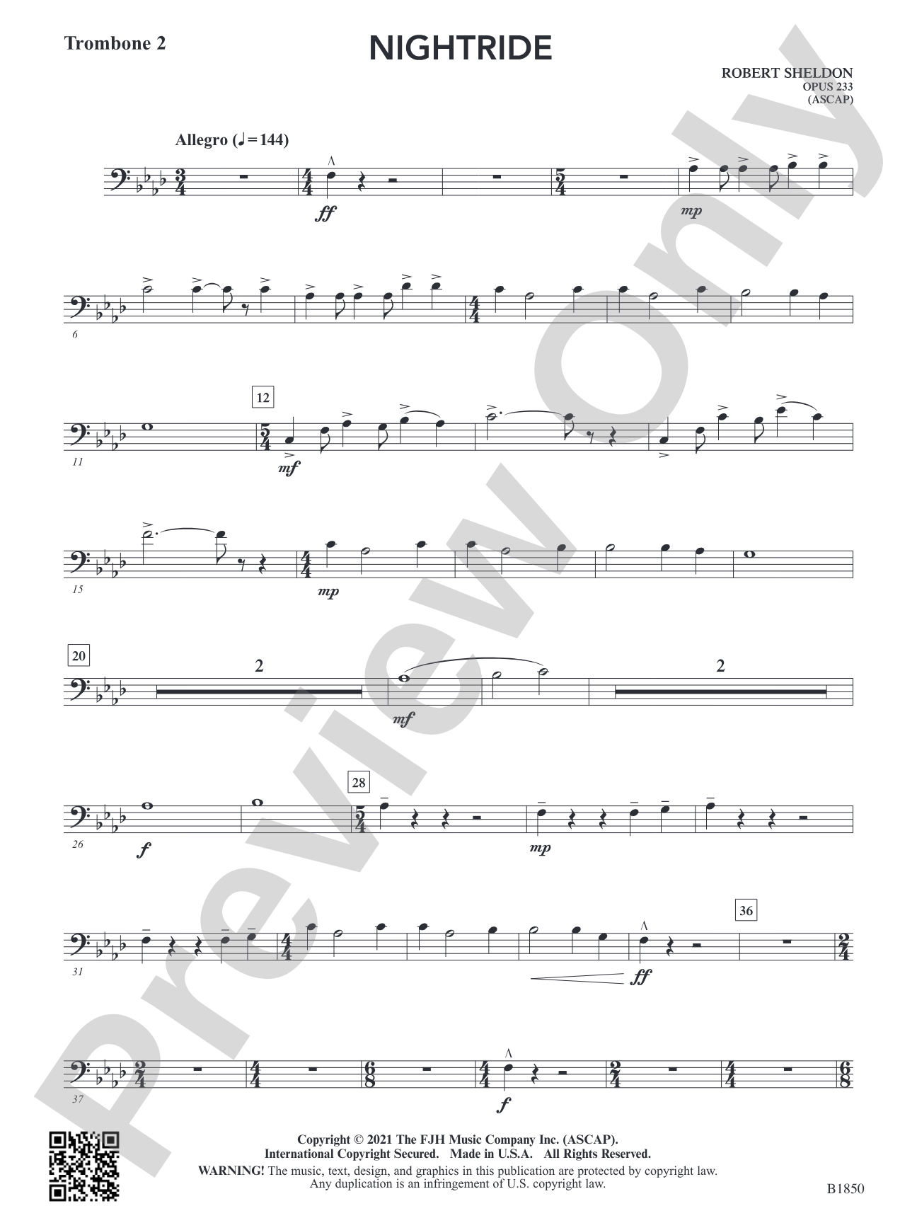 Nightride: Trombone 2