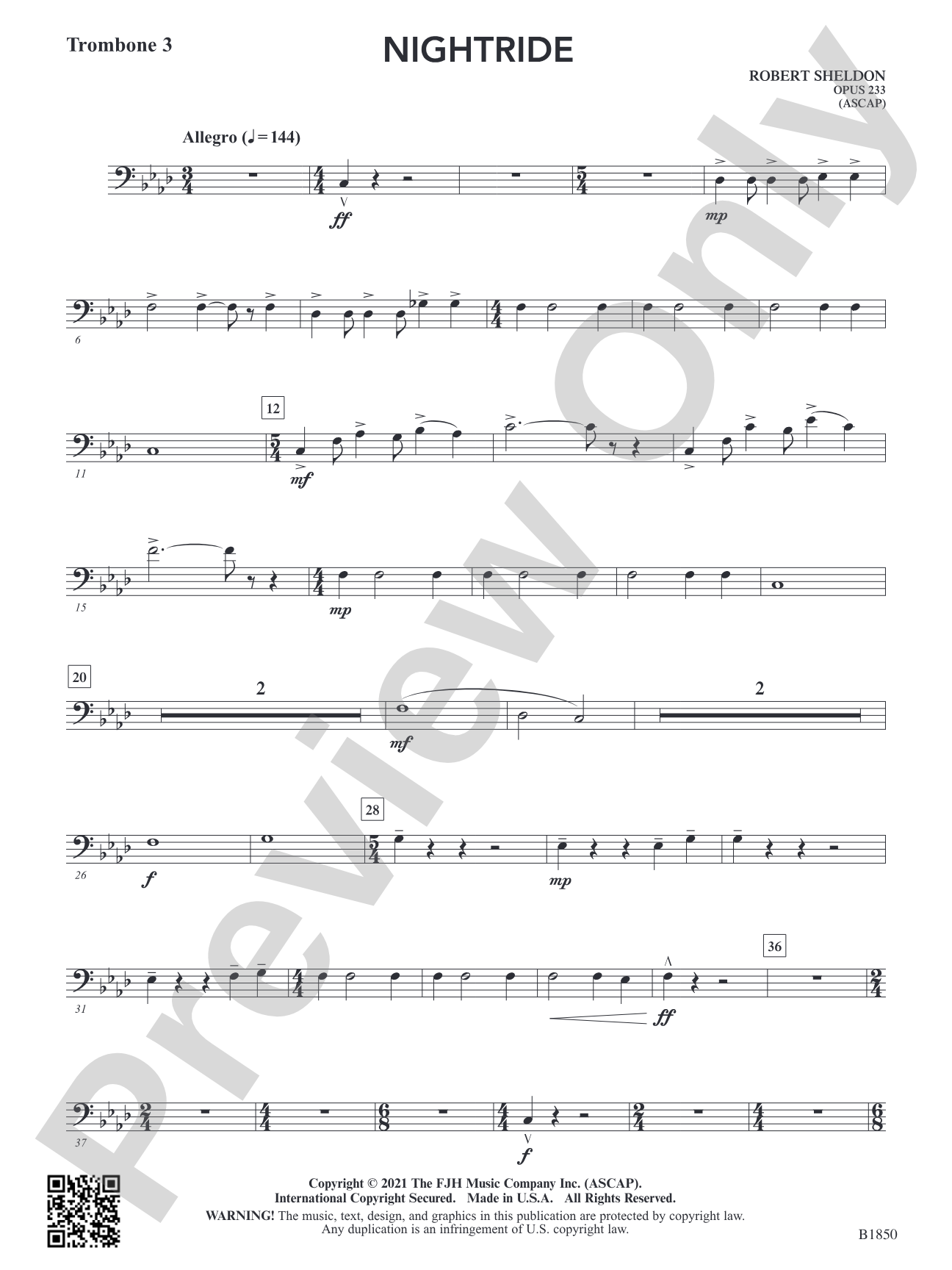 Nightride: Trombone 3