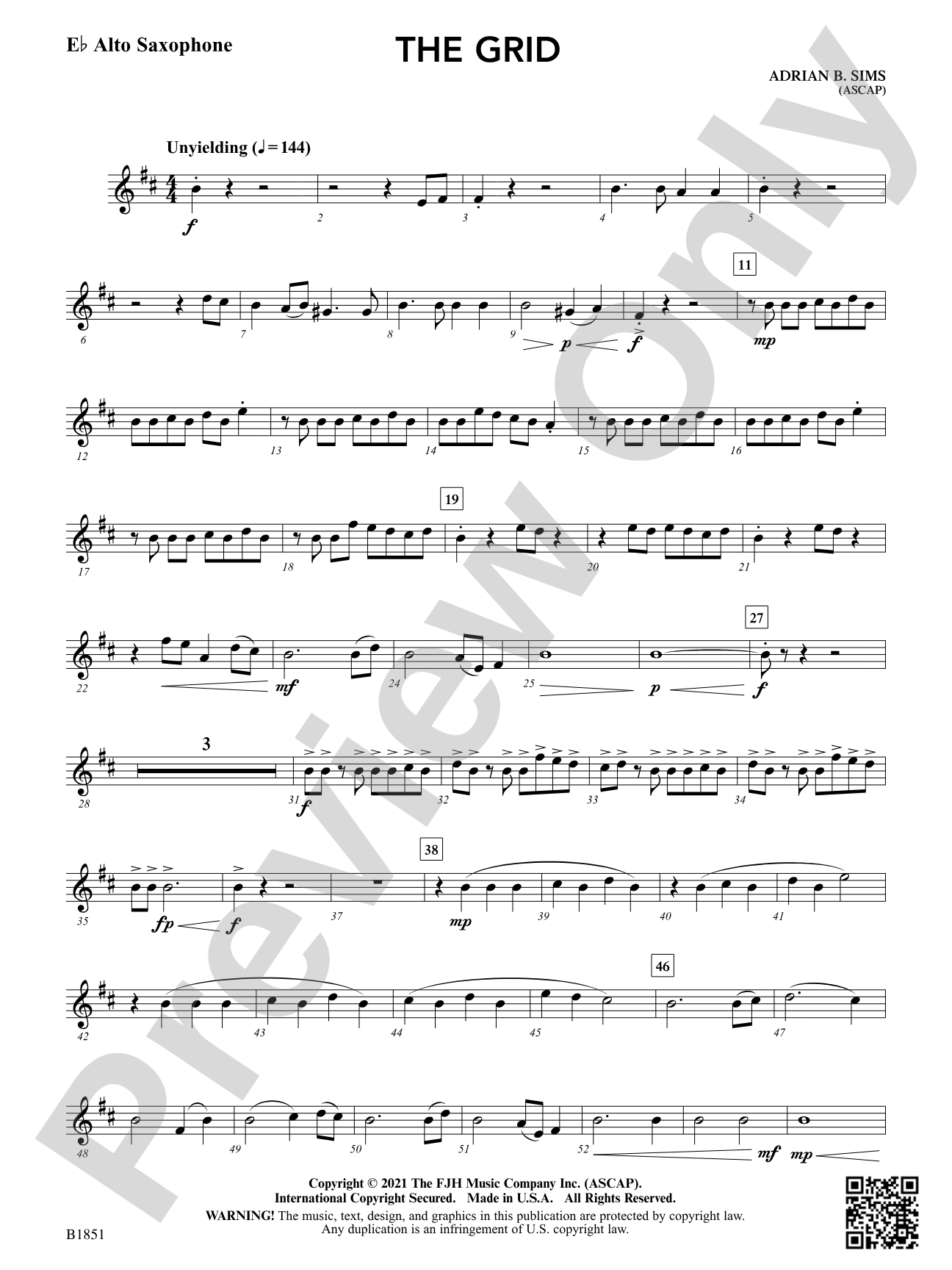 The Grid: E-flat Alto Saxophone