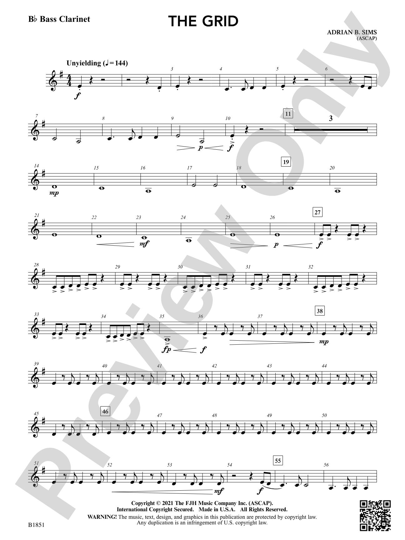 The Grid: B-flat Bass Clarinet