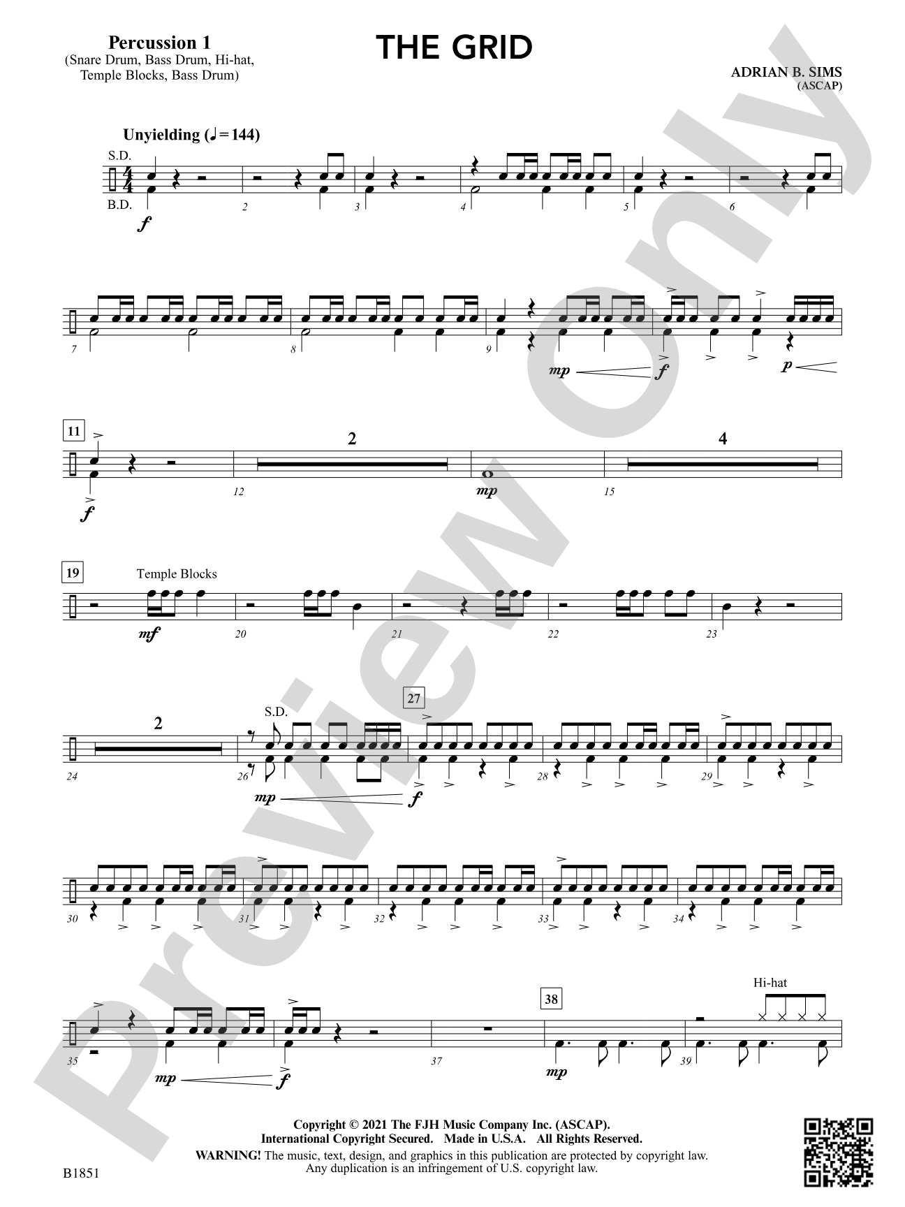 The Grid: Percussion 1
