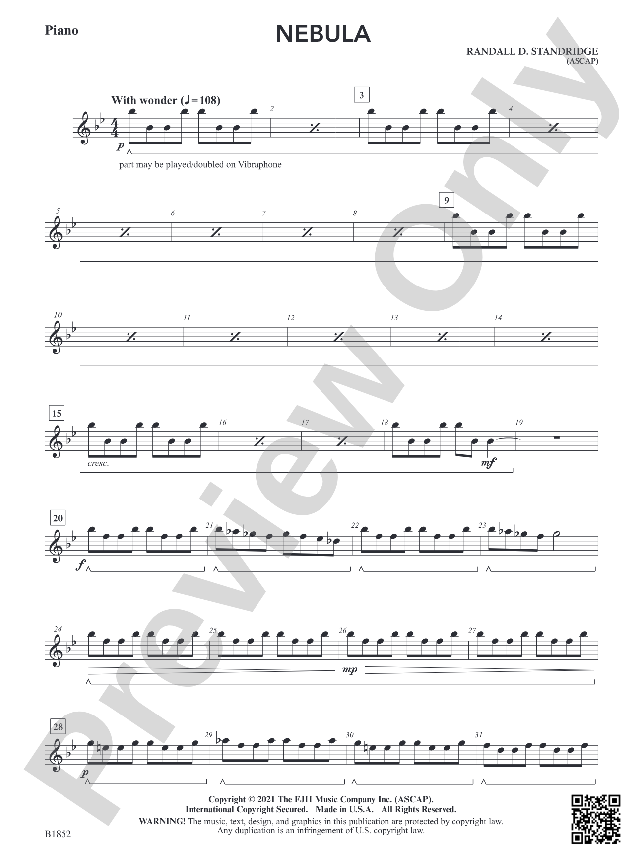 Nebula: Piano (opt.)