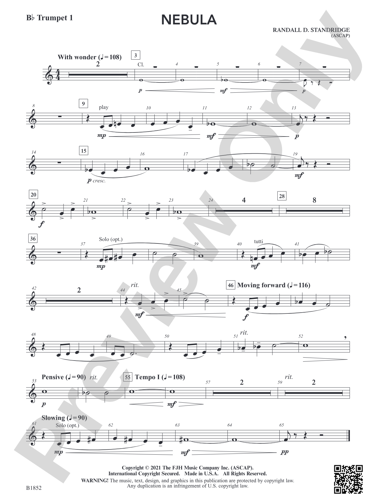 Nebula: B-flat Trumpet 1