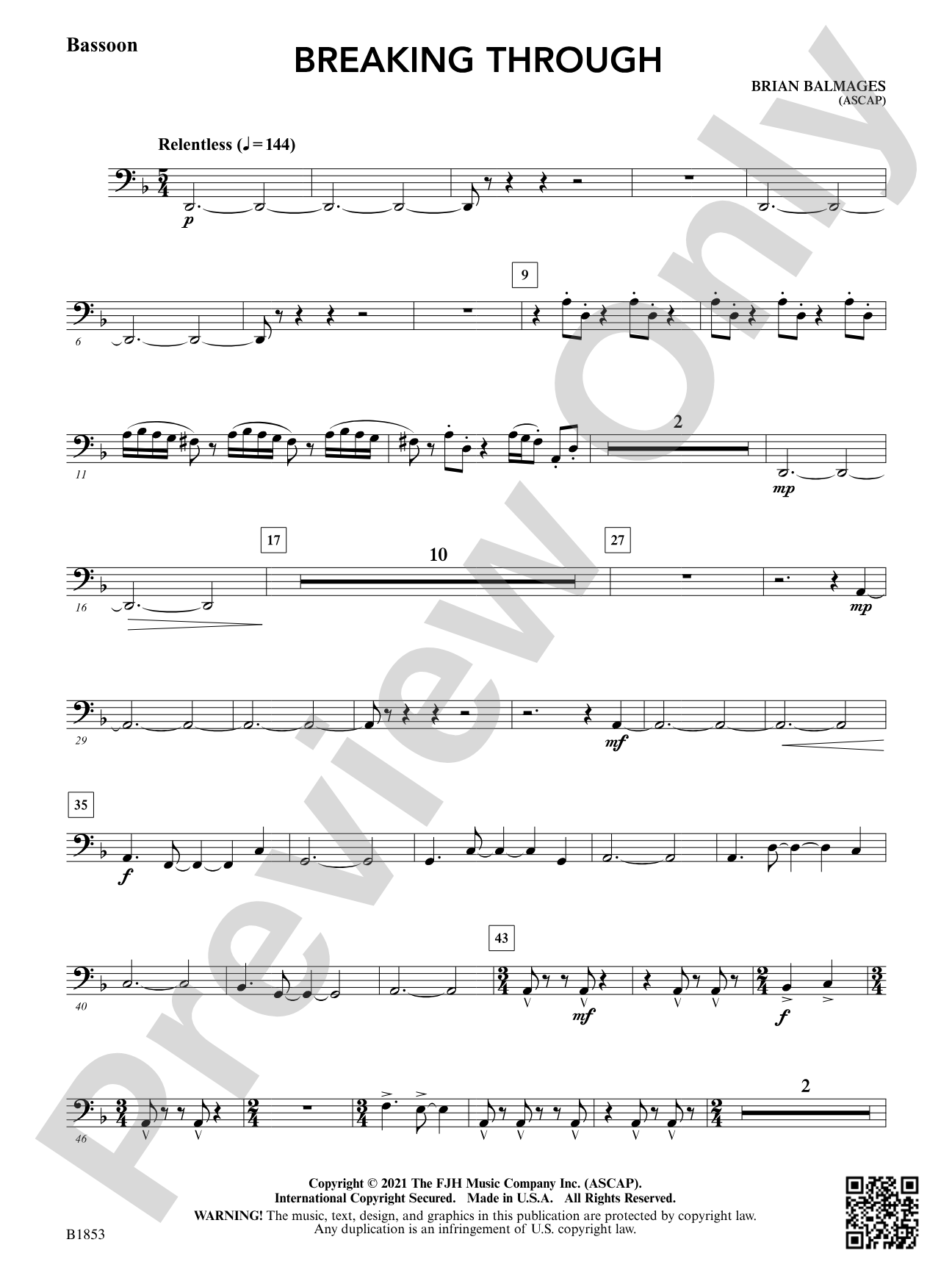 Breaking Through: Bassoon