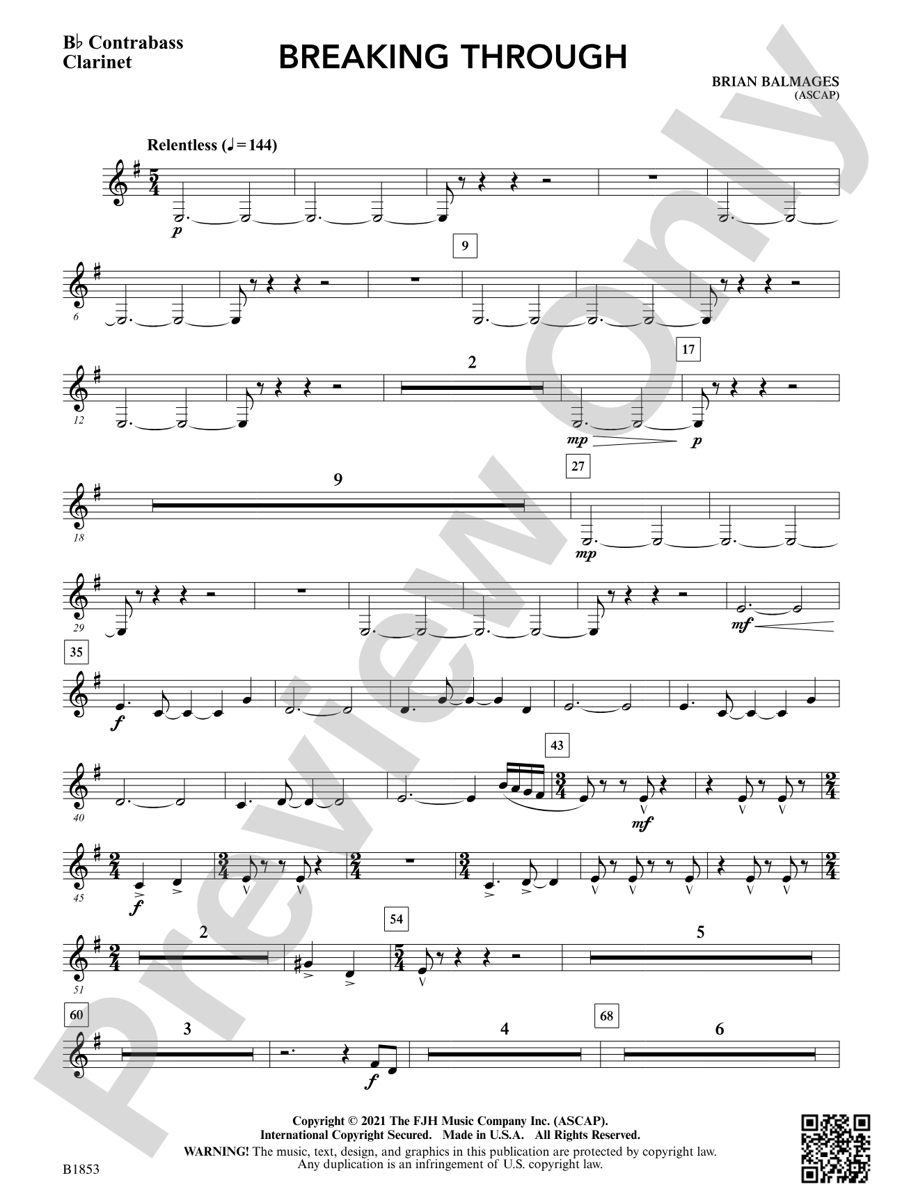 Breaking Through: B-flat Contrabass Clarinet