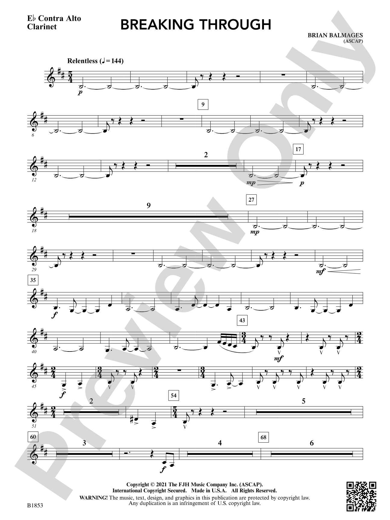 Breaking Through: E-flat Contra Alto Clarinet