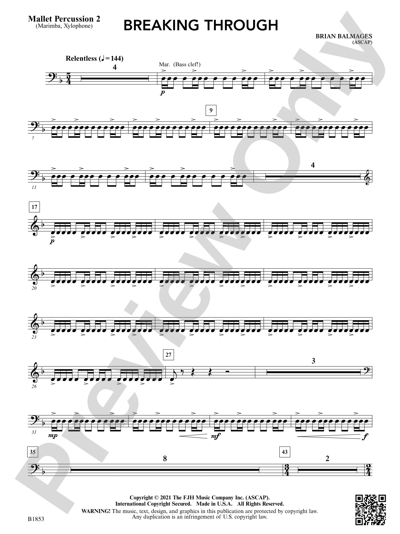 Breaking Through: Mallet Percussion 2