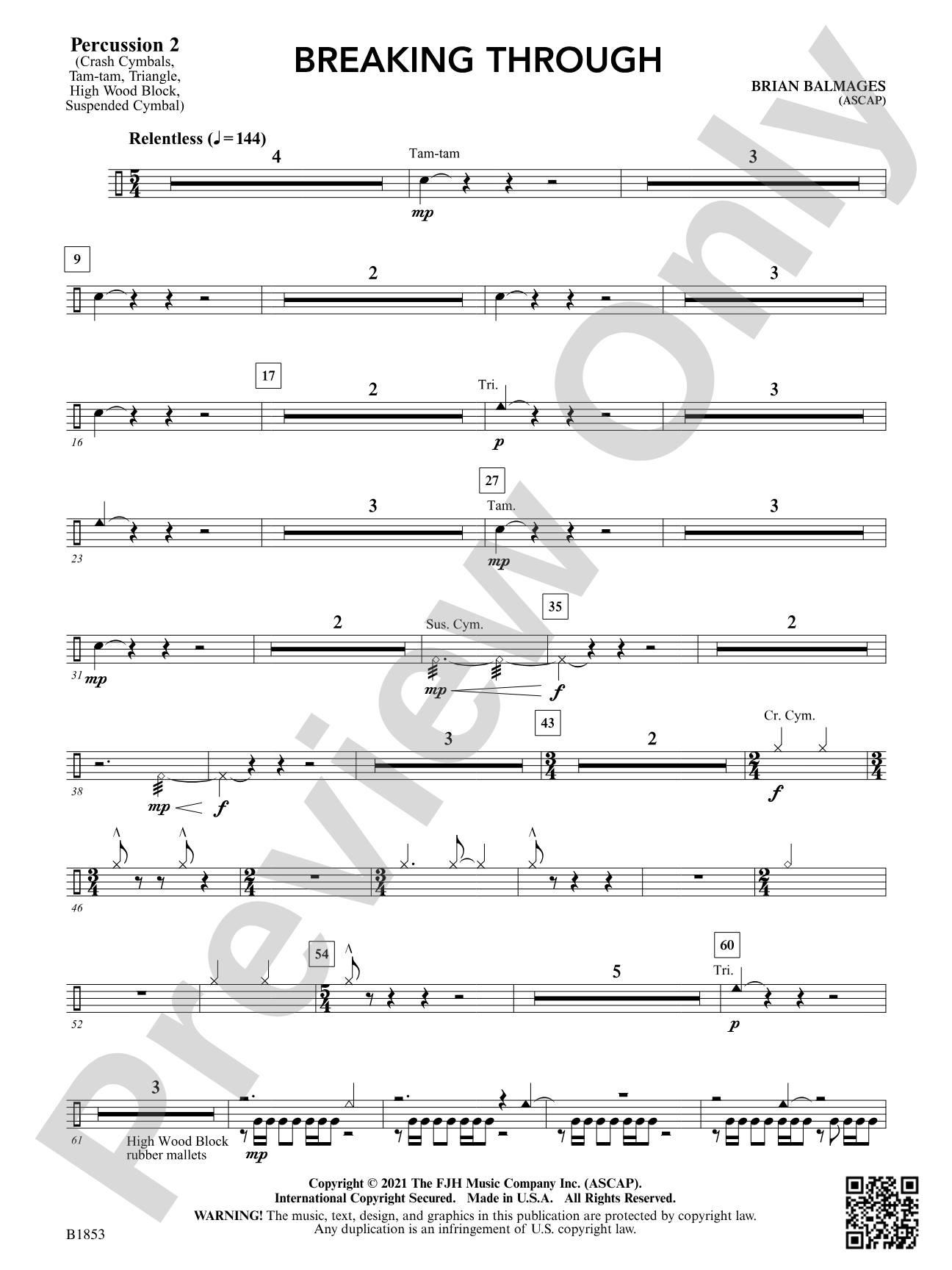 Breaking Through: Percussion 2