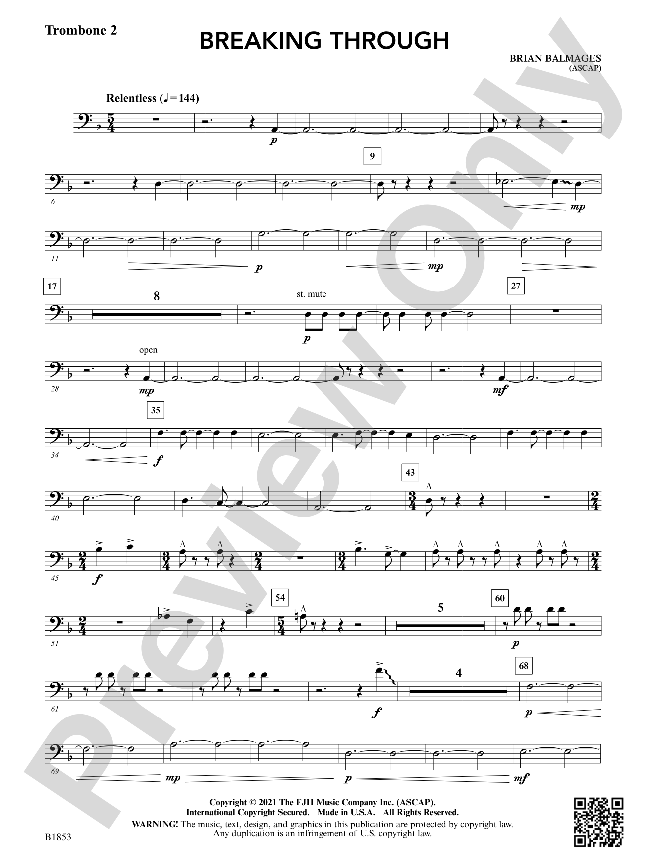 Breaking Through: Trombone 2
