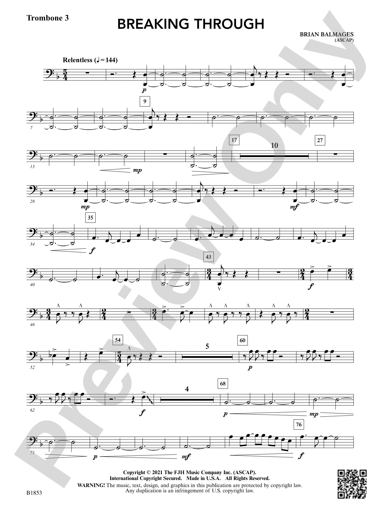 Breaking Through: Trombone 3