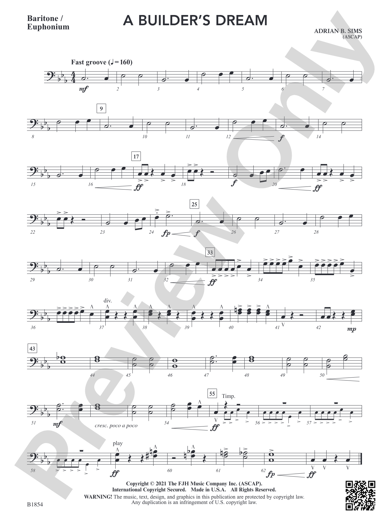 A Builder's Dream: Baritone / Euphonium