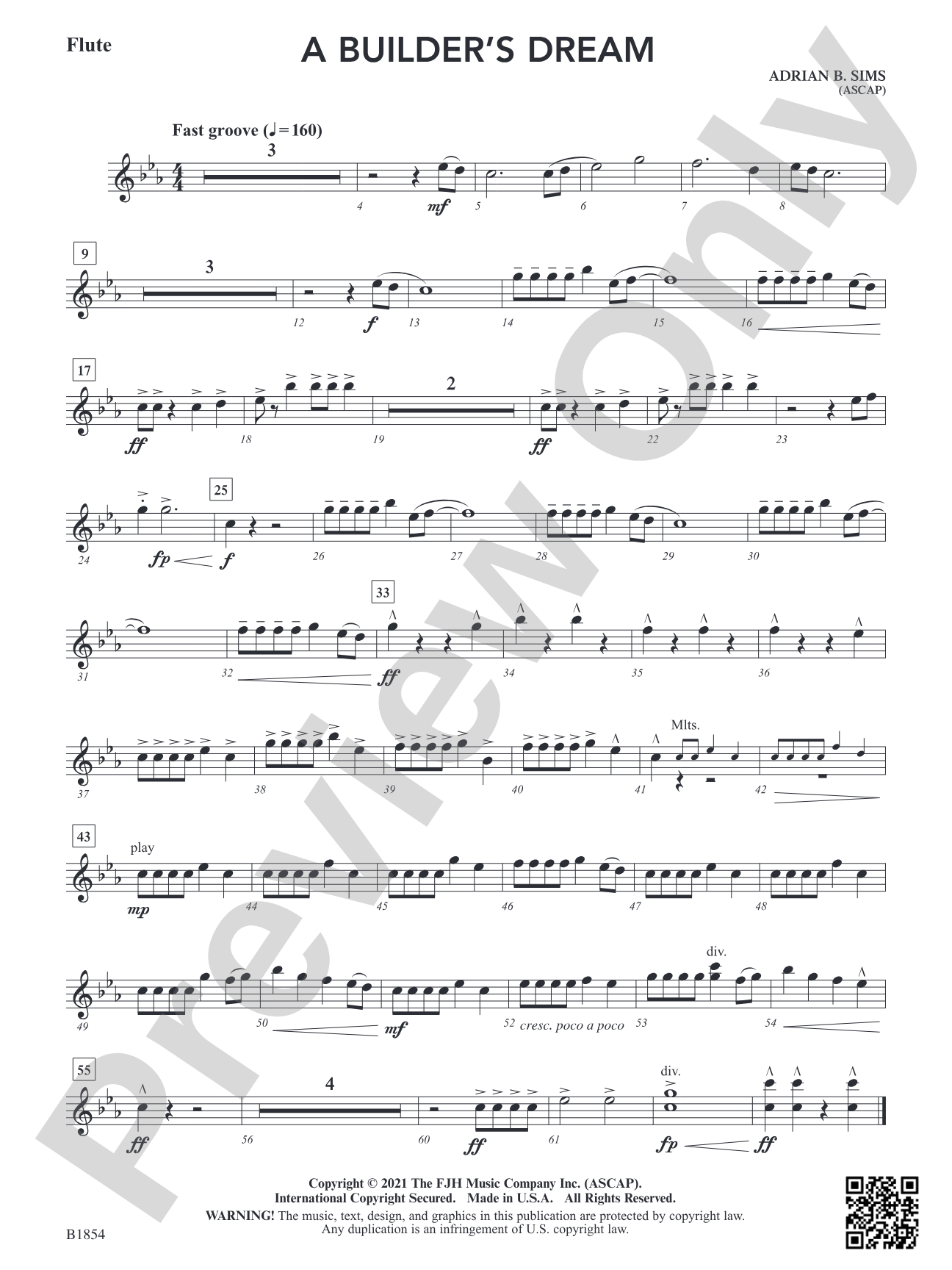A Builder's Dream: Flute