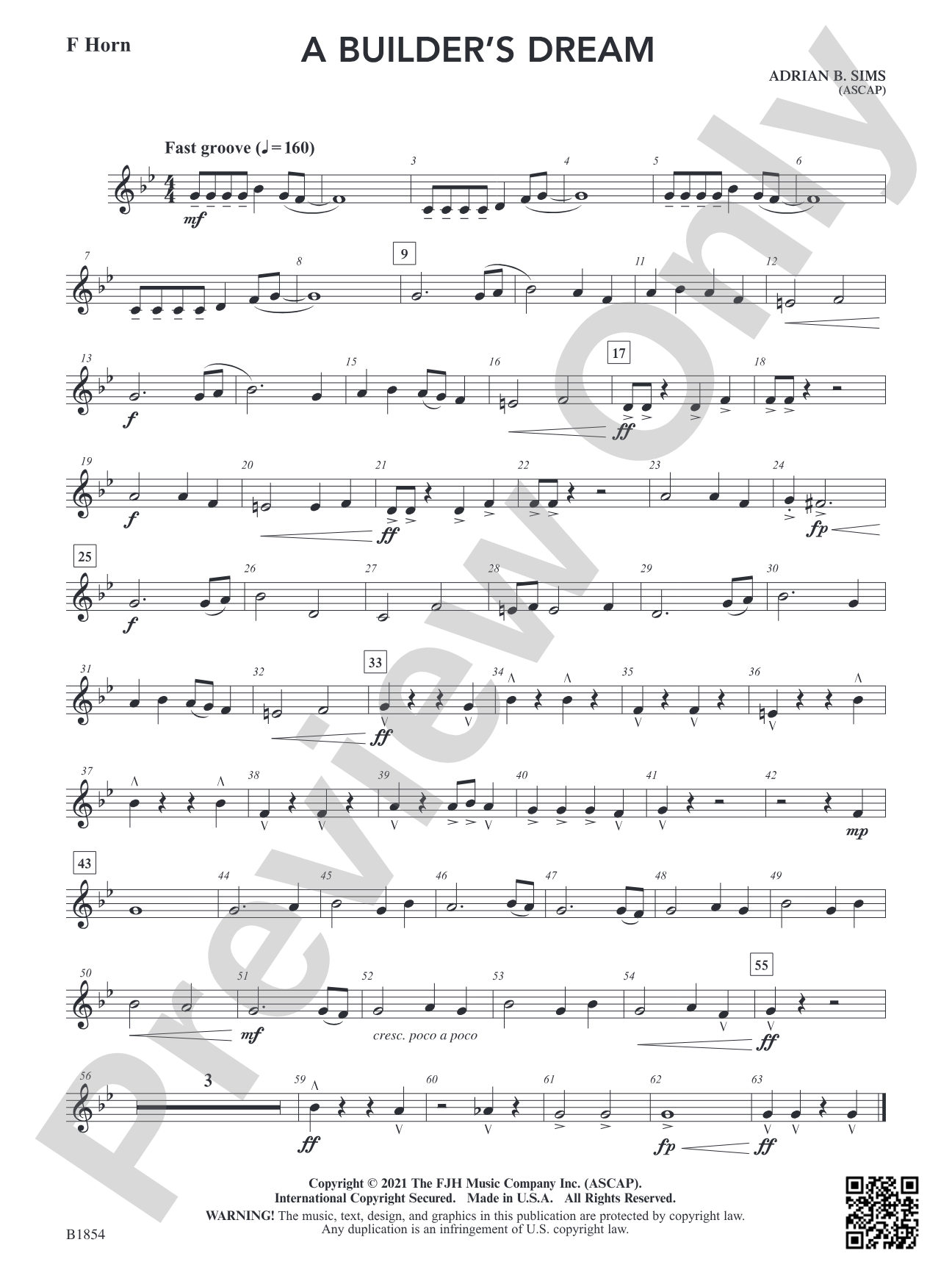 A Builder's Dream: F Horn