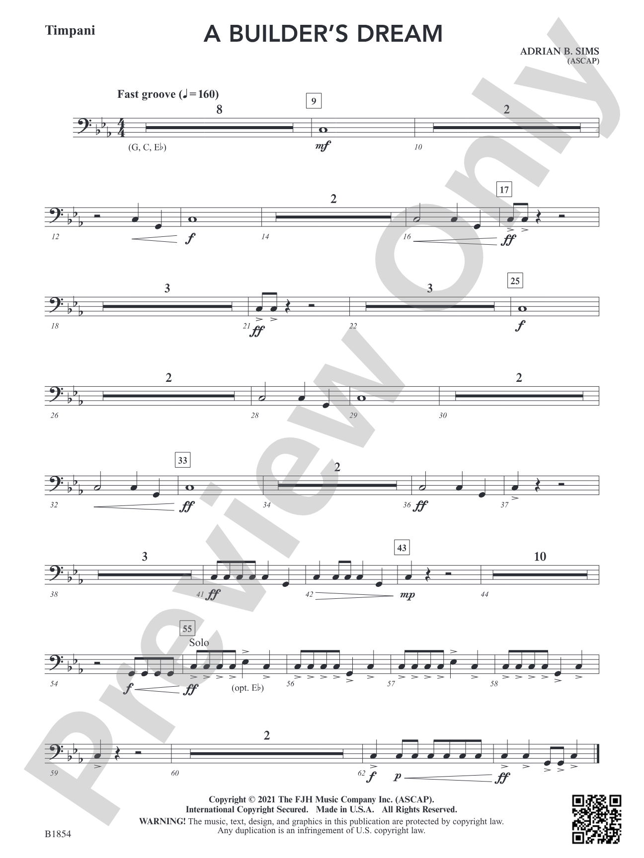 A Builder's Dream: Timpani