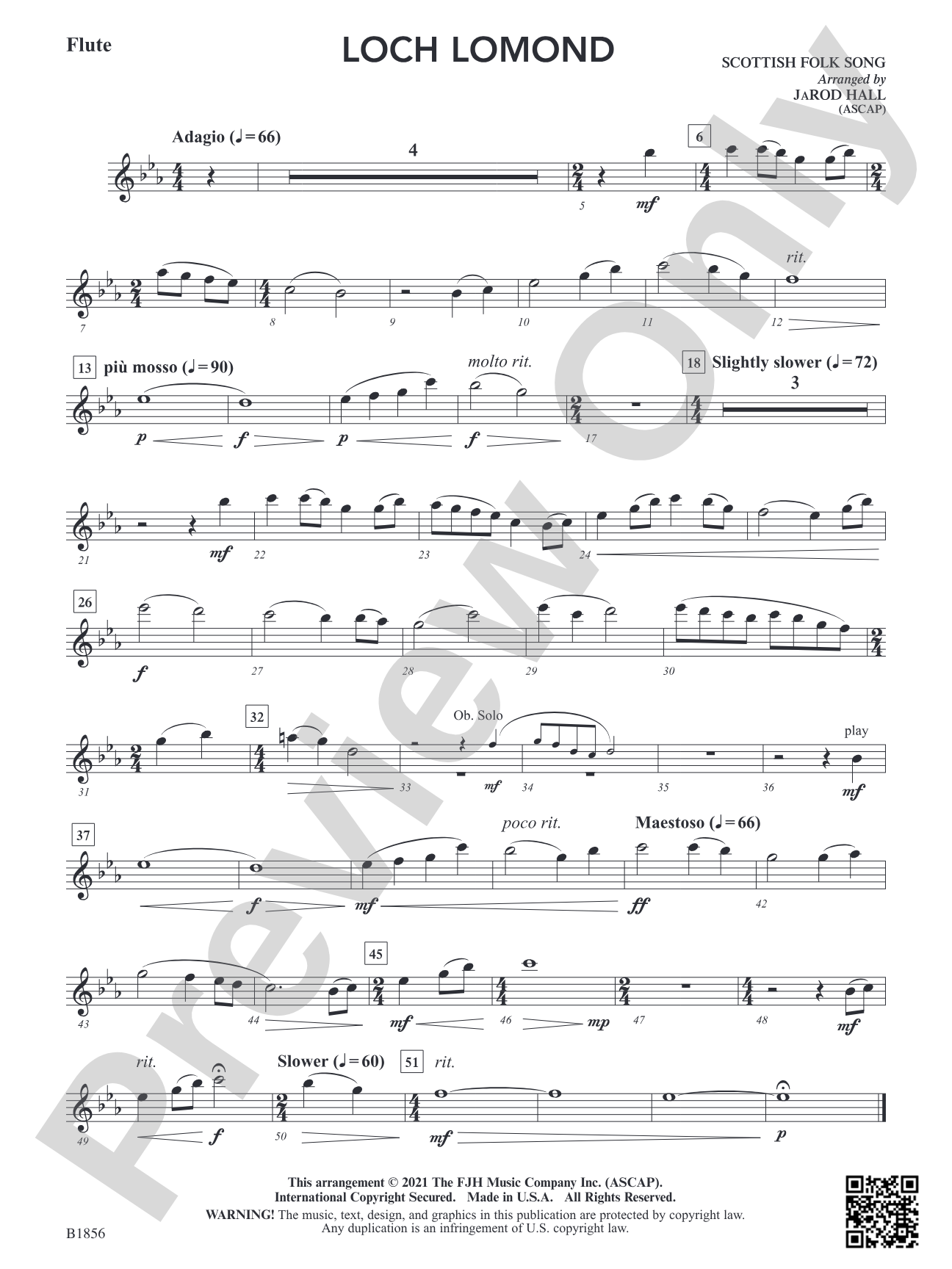 Loch Lomond: Flute