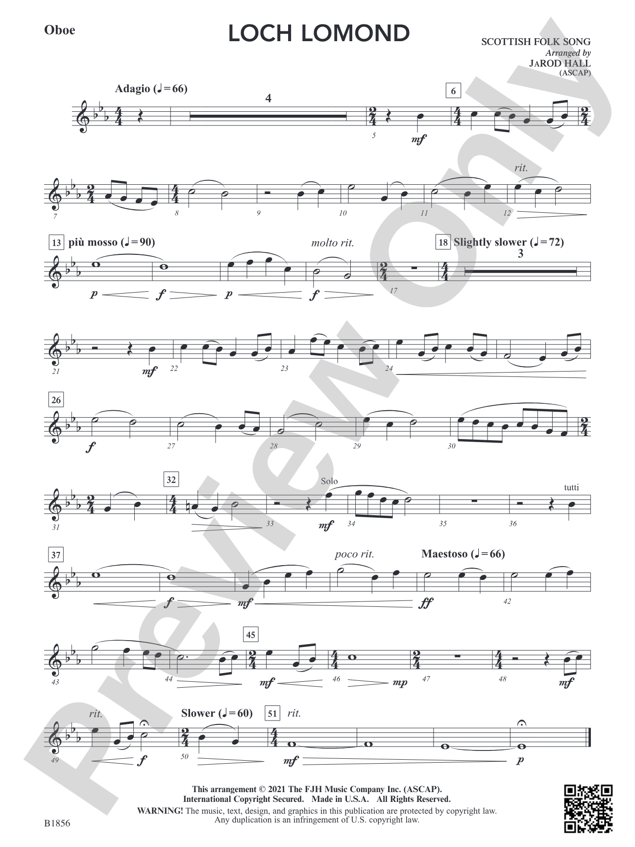 Loch Lomond: Oboe