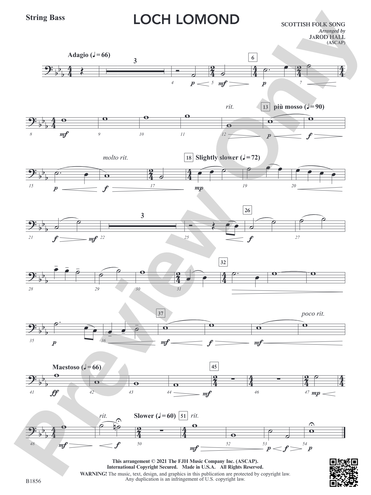 Loch Lomond: String Bass