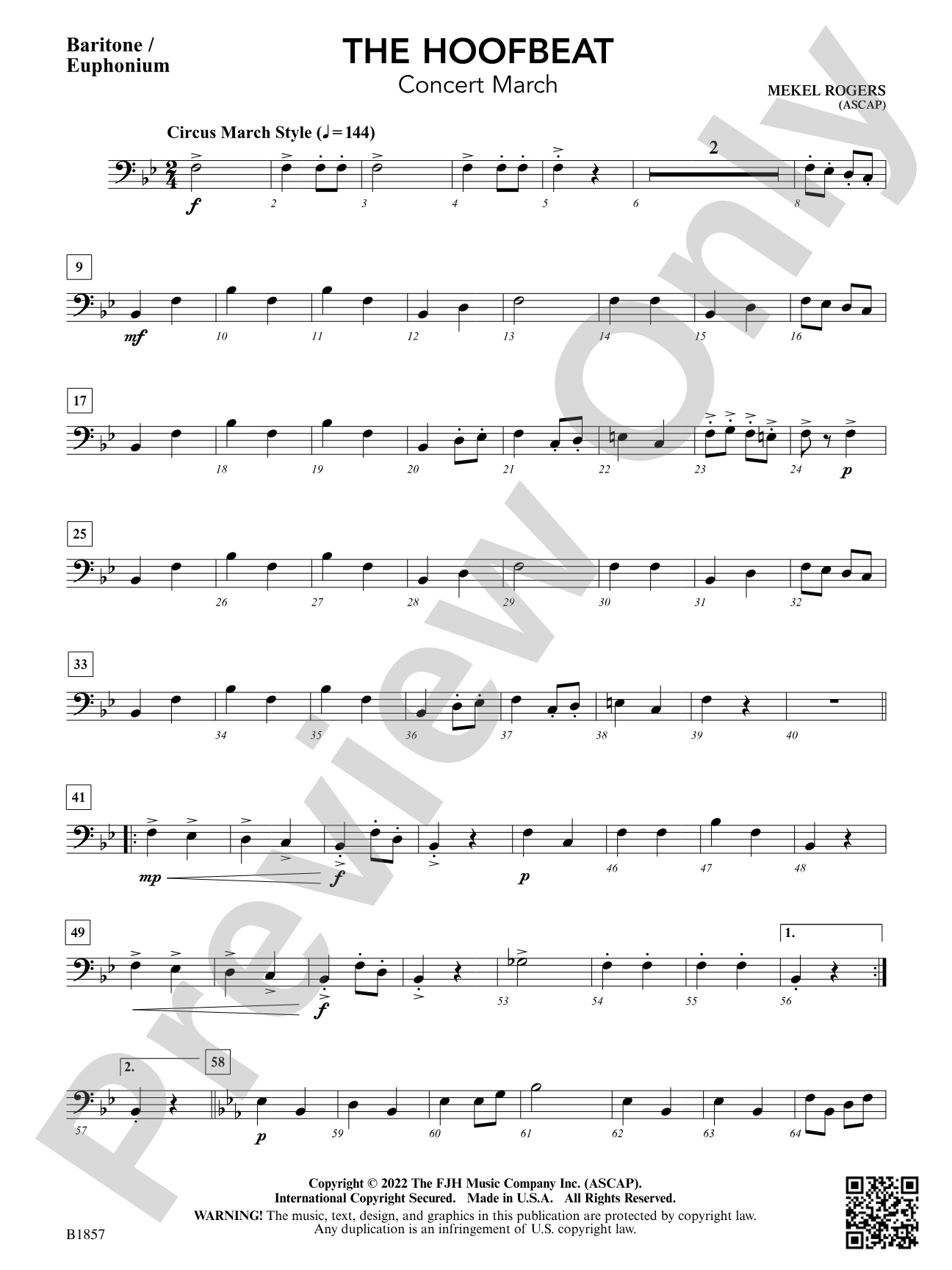 The Hoofbeat: Baritone / Euphonium