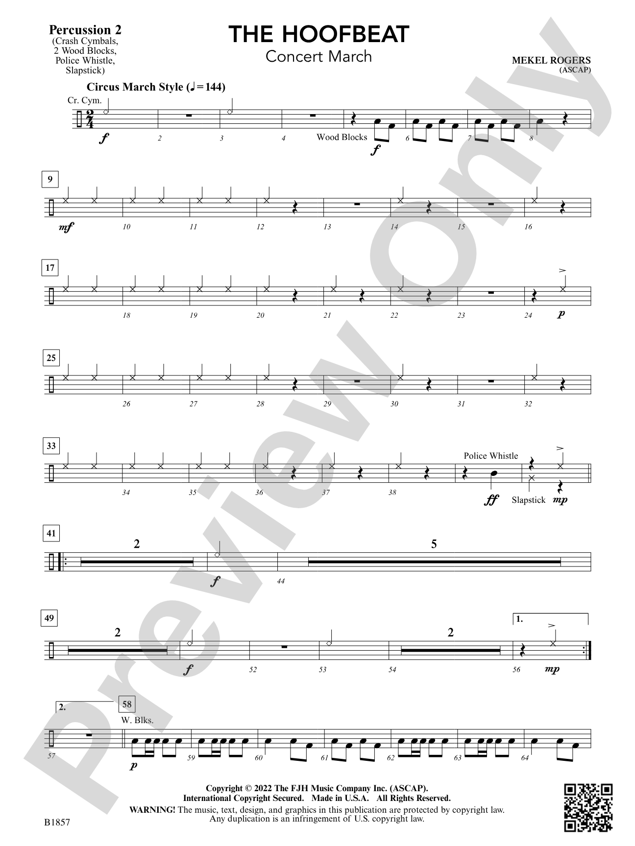 The Hoofbeat: Percussion 2