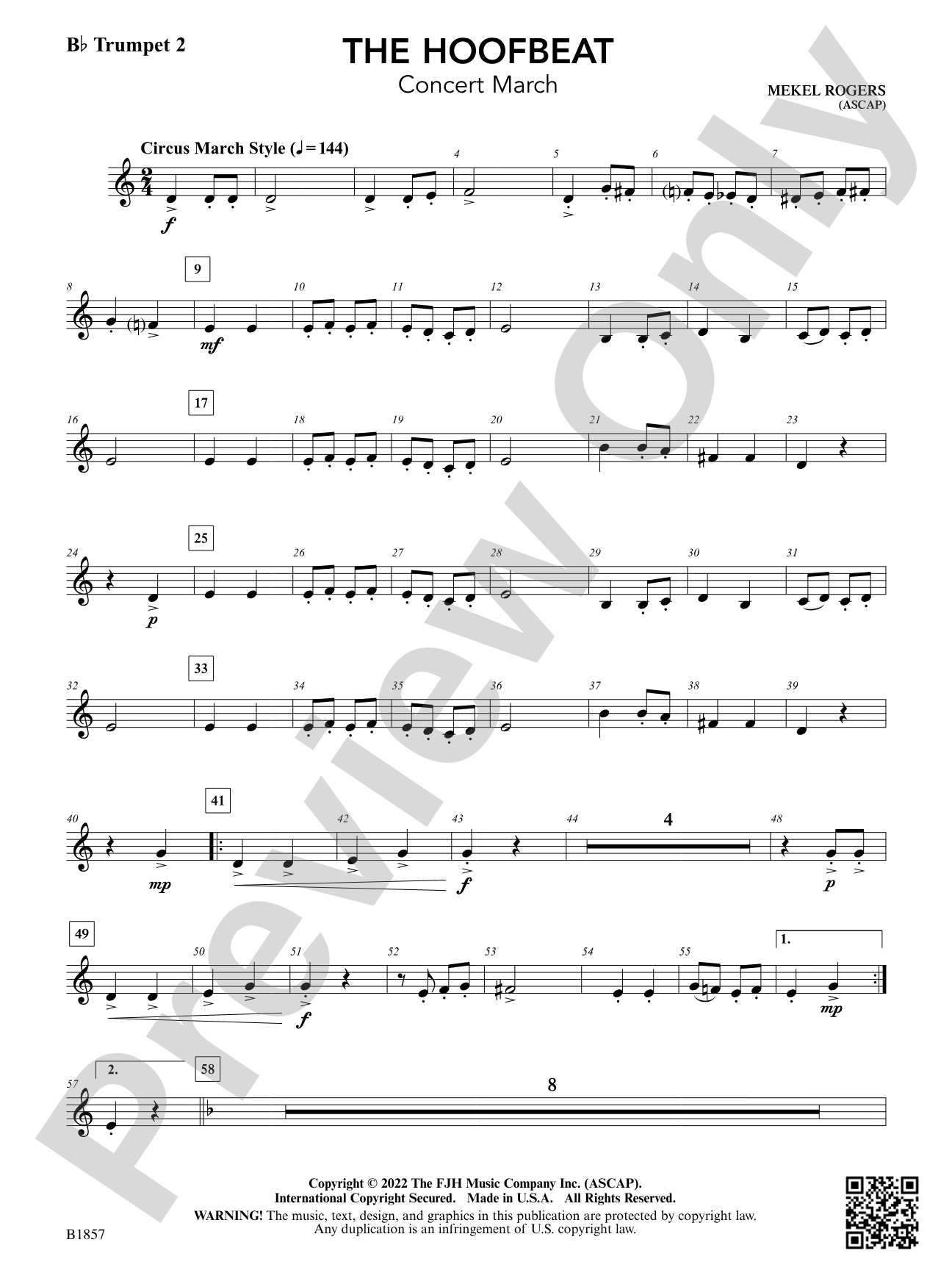 The Hoofbeat: B-flat Trumpet 2