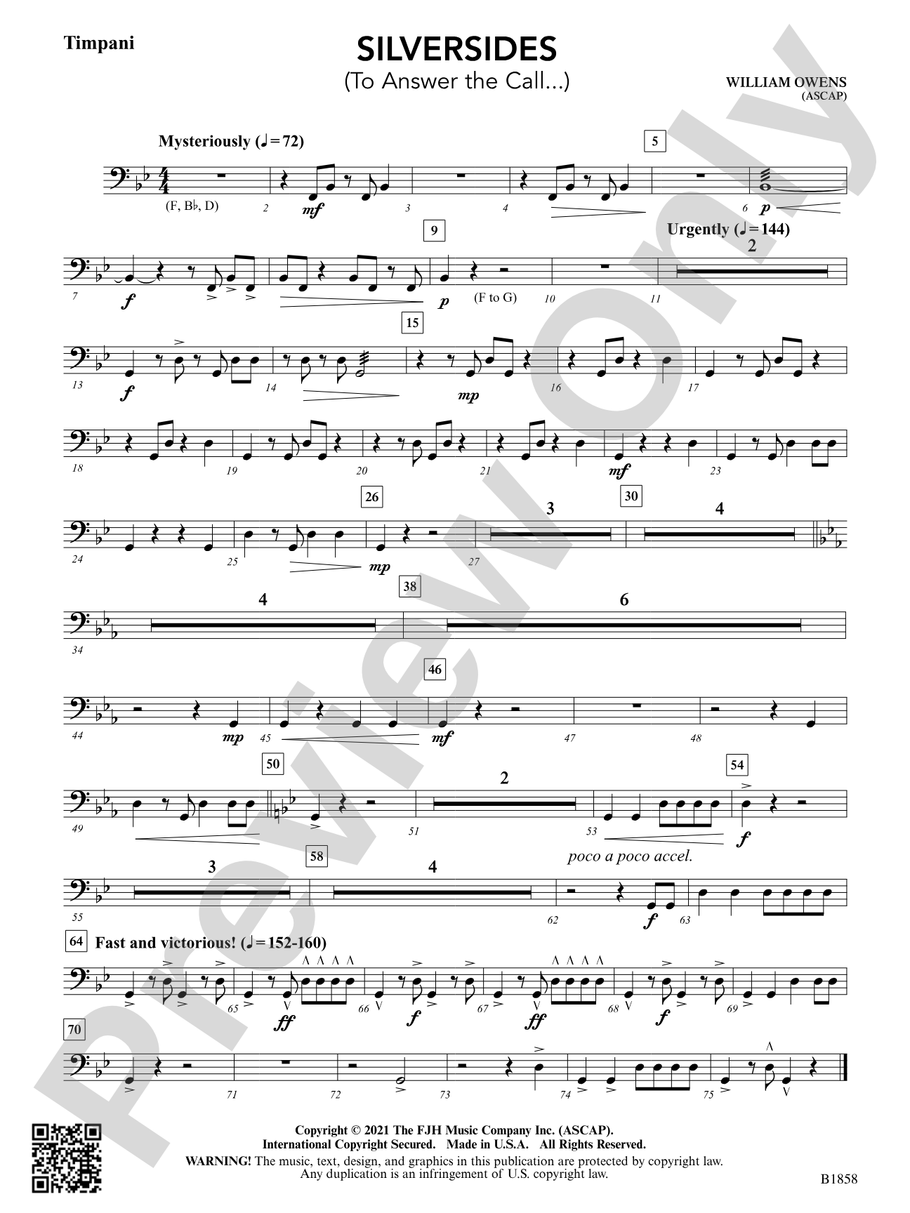 Silversides: Timpani