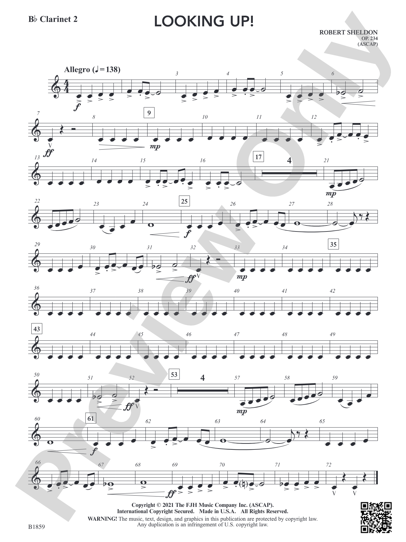 Looking Up!: B-flat Clarinet 2