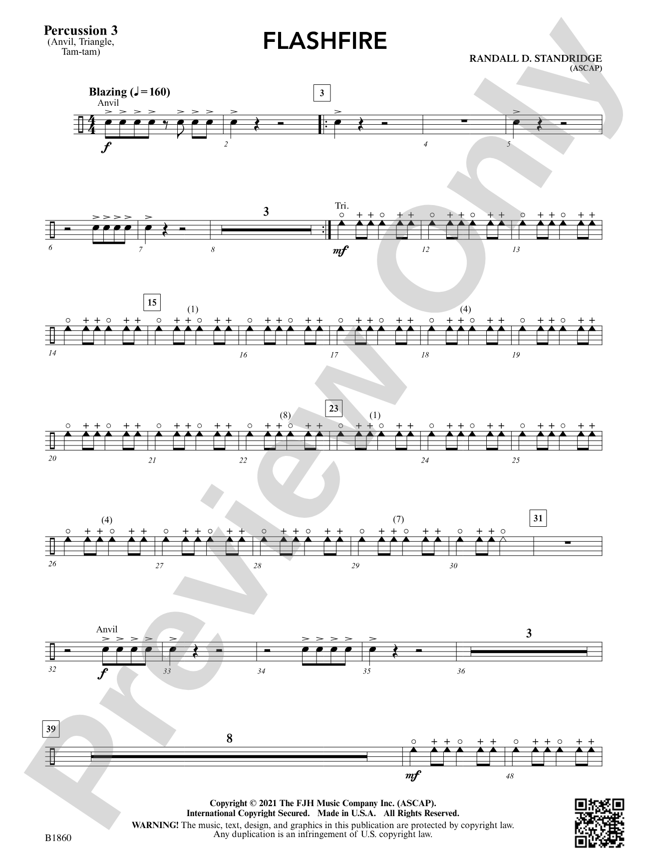 Flashfire: Percussion 3