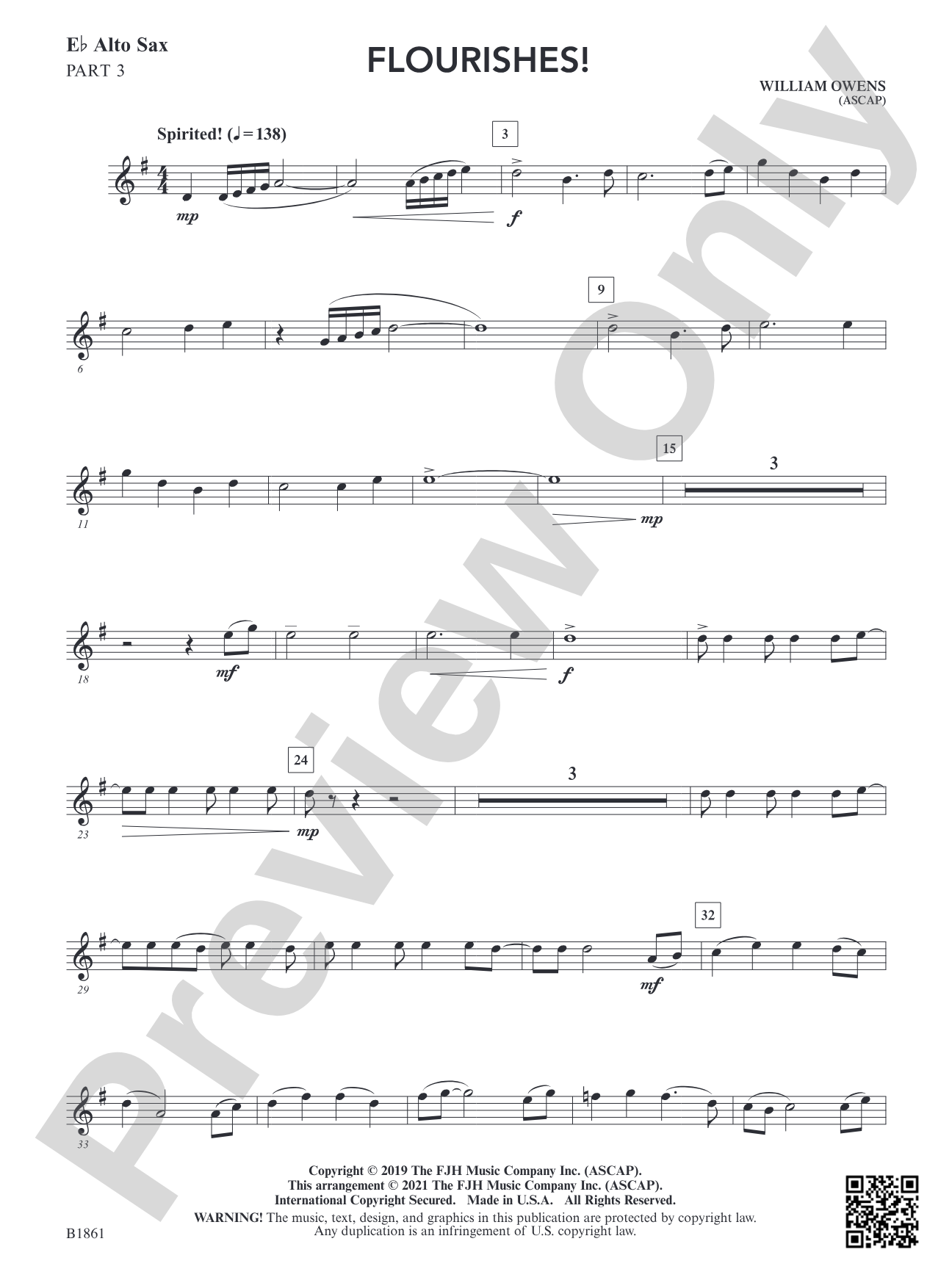 Flourishes!: Part 3 - E-flat Alto Sax (Alto Clarinet)