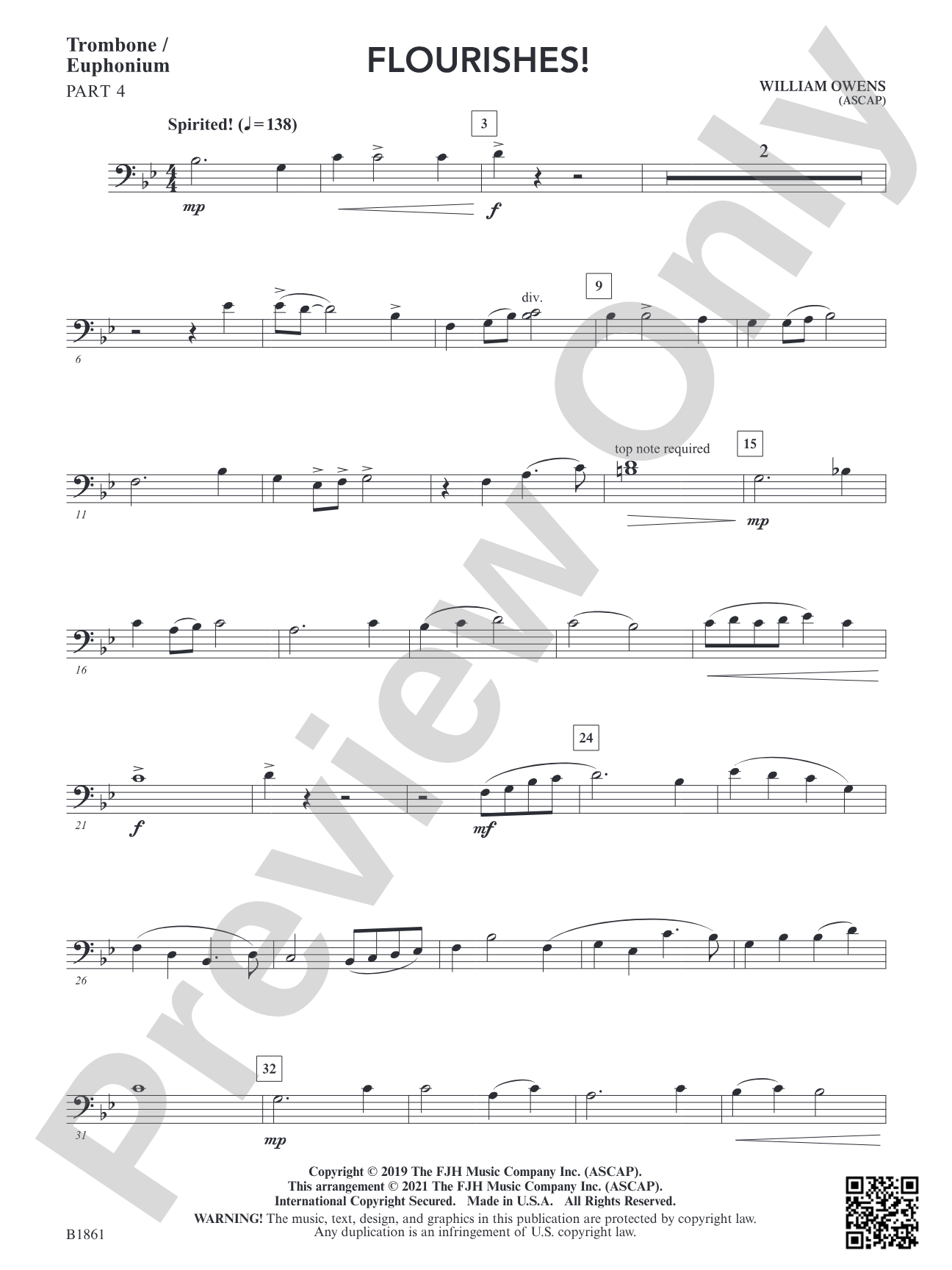 Flourishes!: Part 4 - Trombone / Euphonium