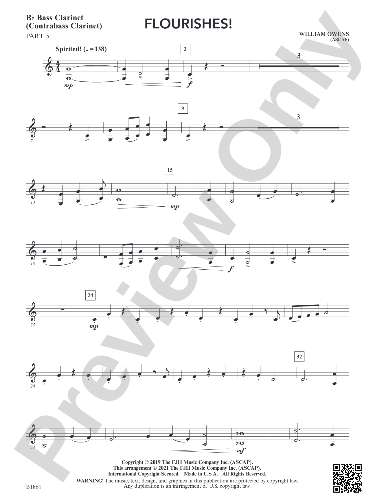 Flourishes!: Part 5 - B-flat Bass Clarinet (Contrabass Clarinet)