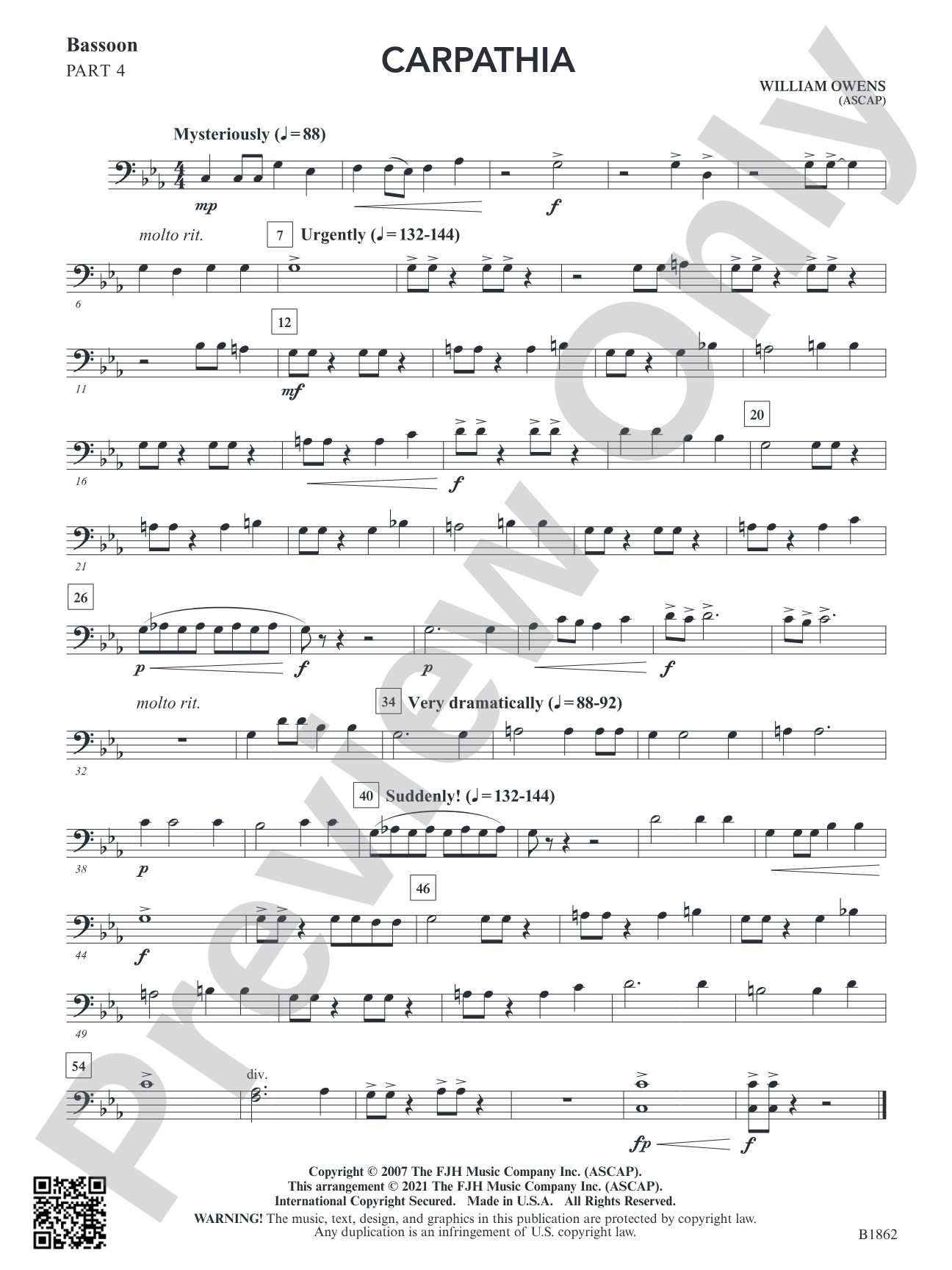 Carpathia: Part 4 - Bassoon