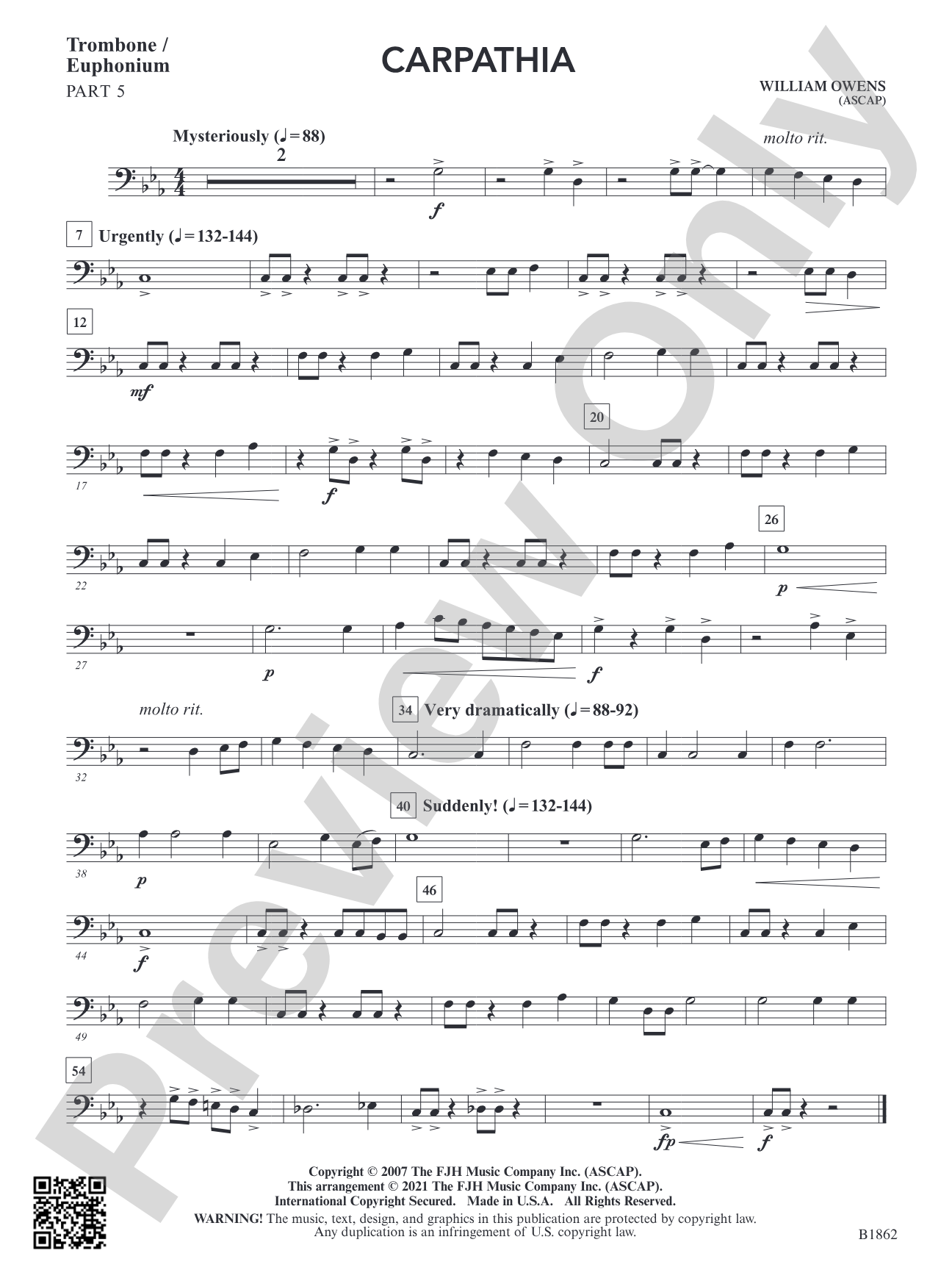 Carpathia: Part 5 - Trombone / Euphonium