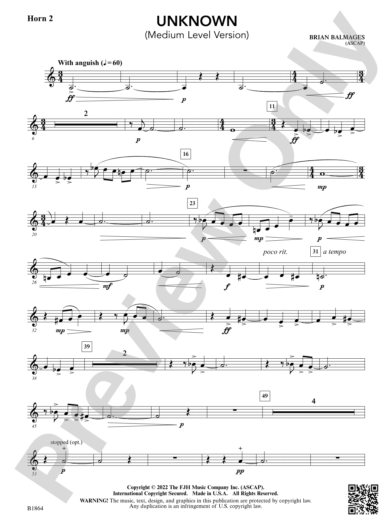 Unknown: F Horn 2