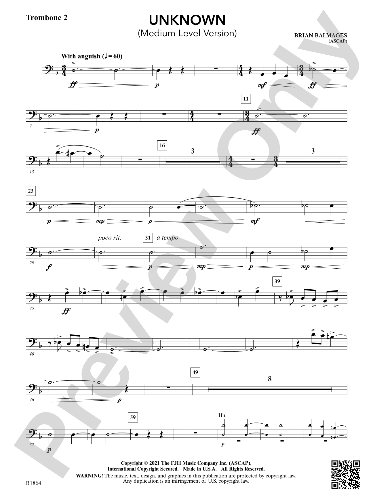 Unknown: Trombone 2