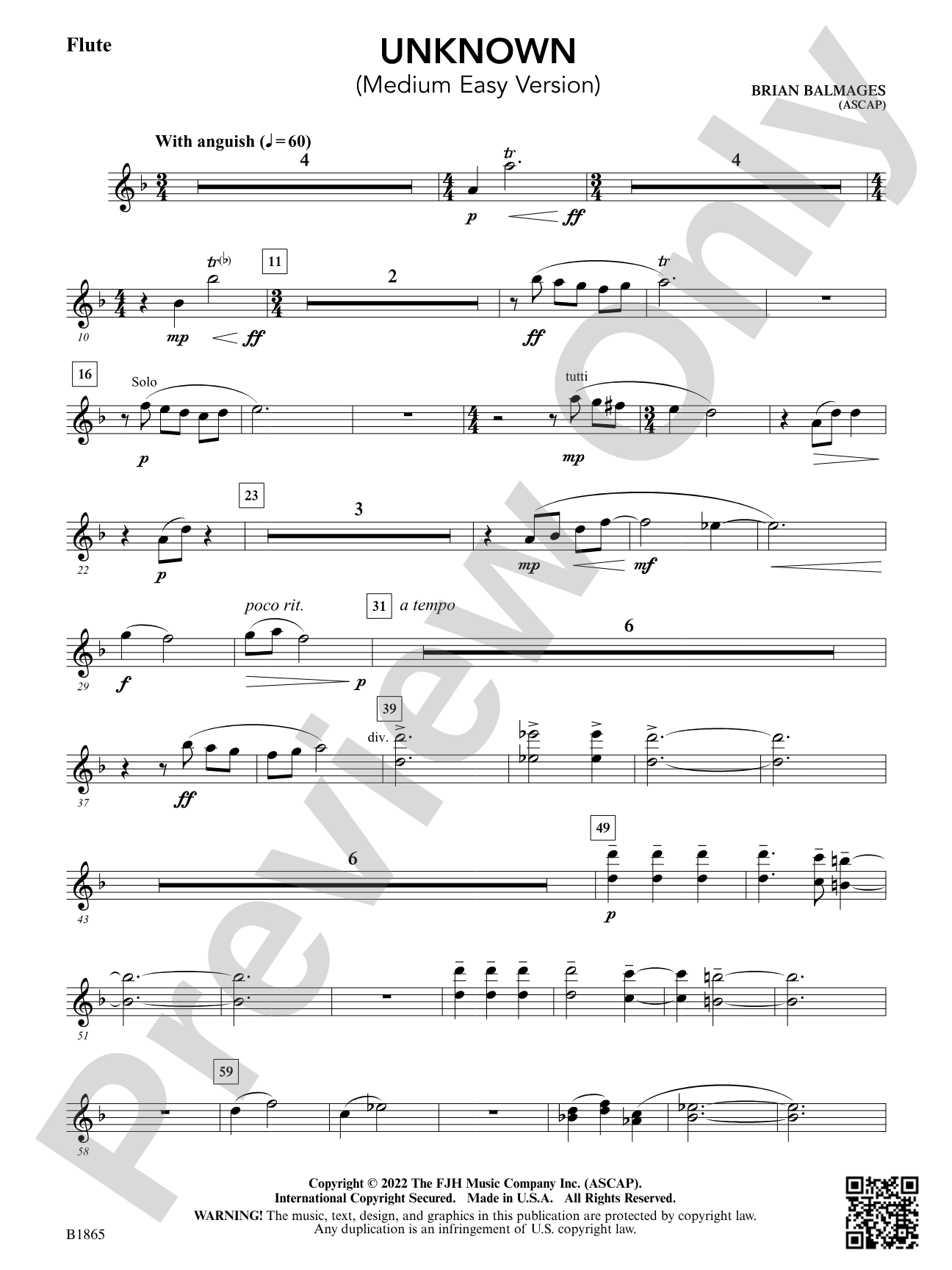 Unknown: Flute