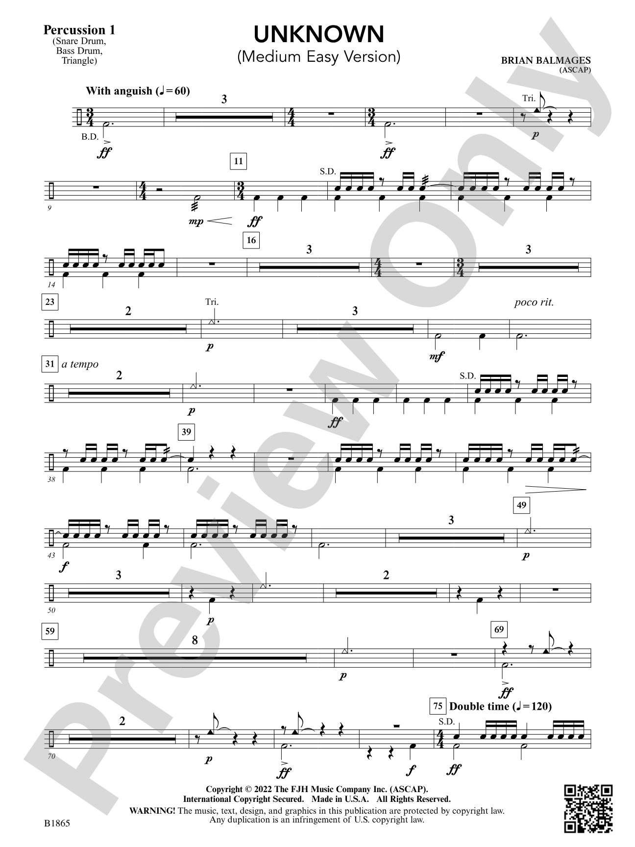 Unknown: Percussion 1