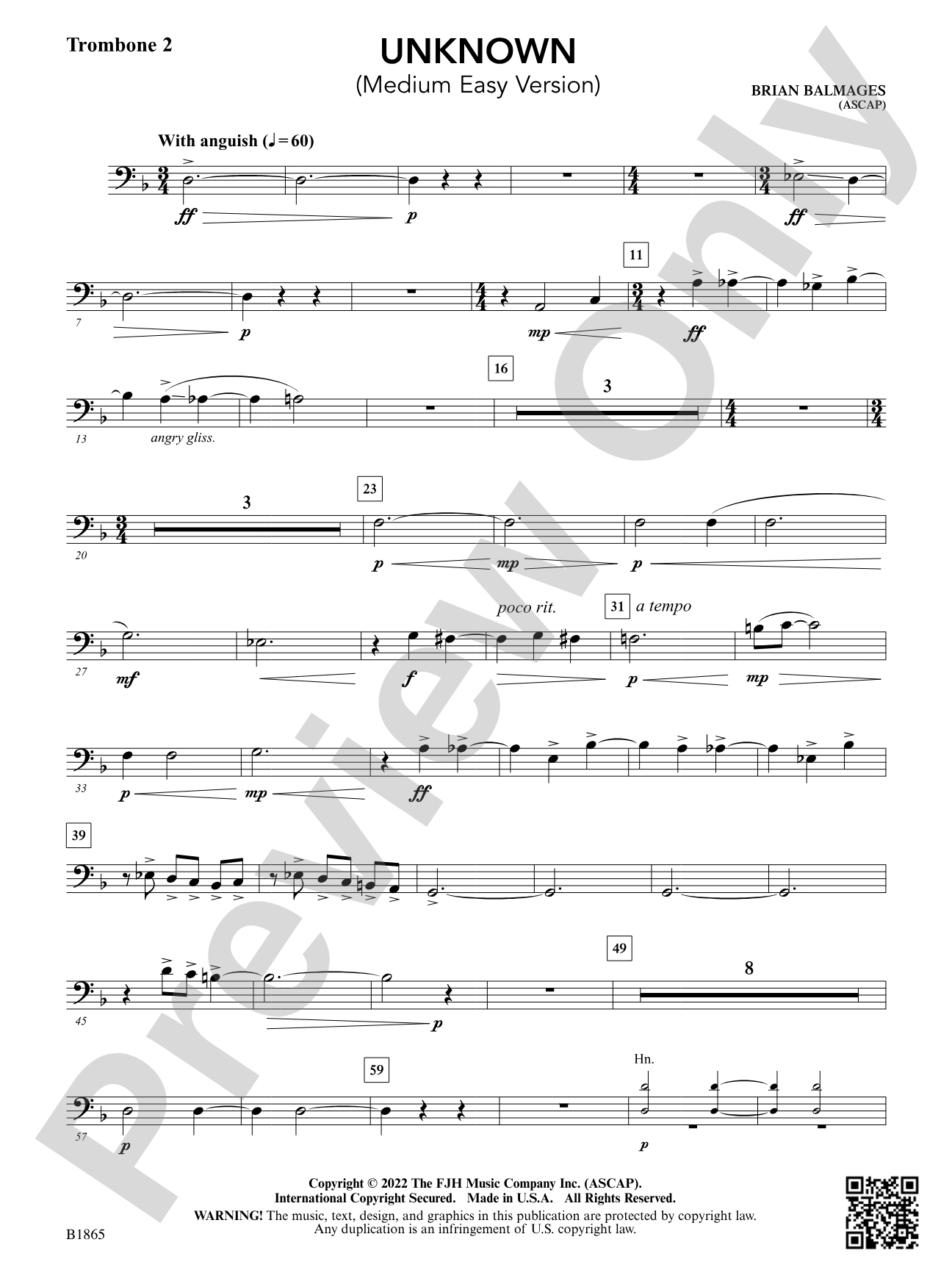 Unknown: Trombone 2