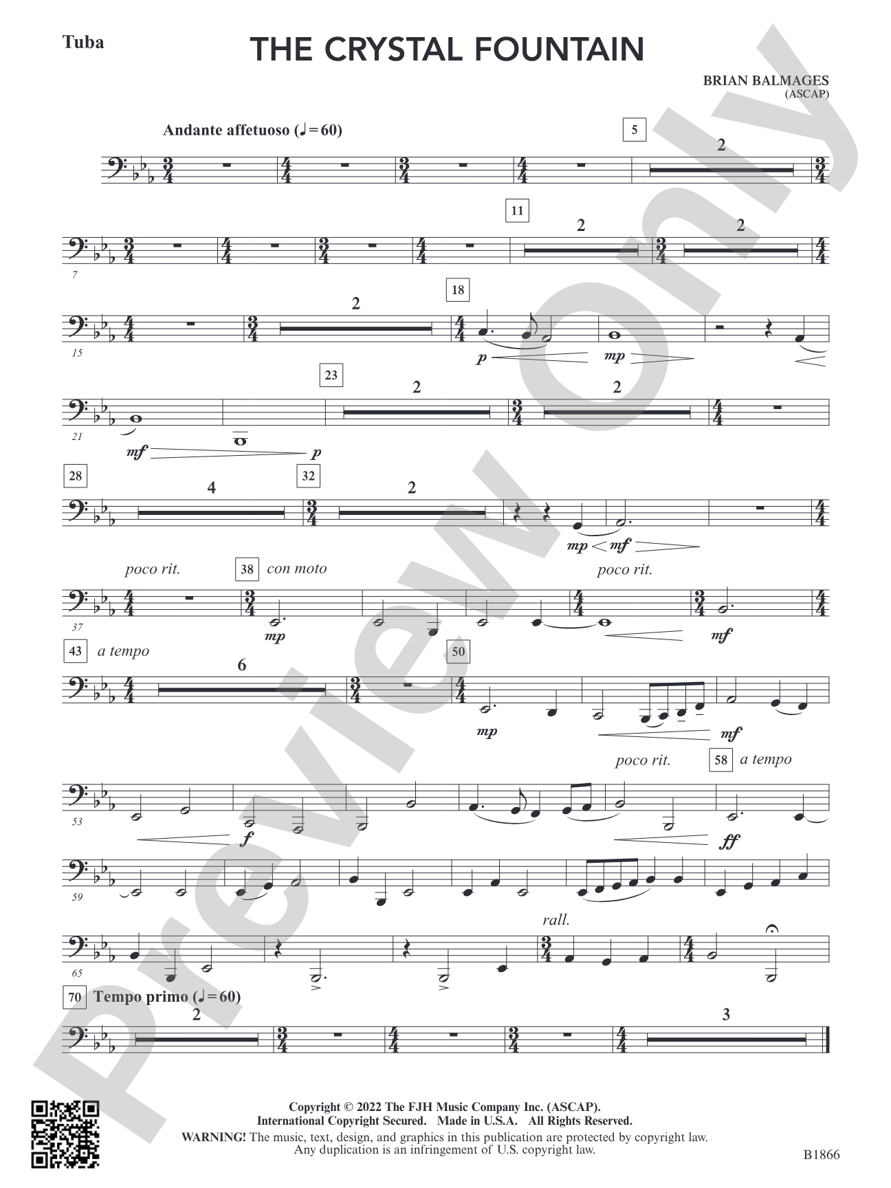 The Crystal Fountain: Tuba