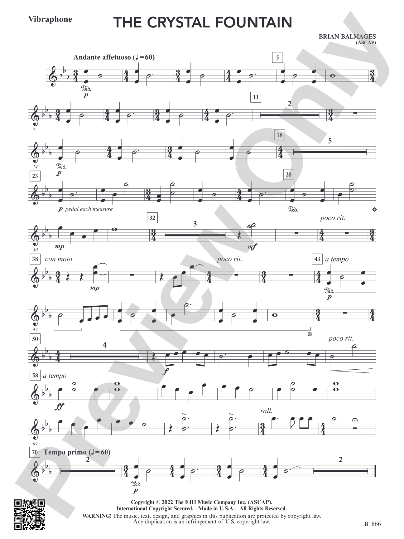 The Crystal Fountain: Vibraphone