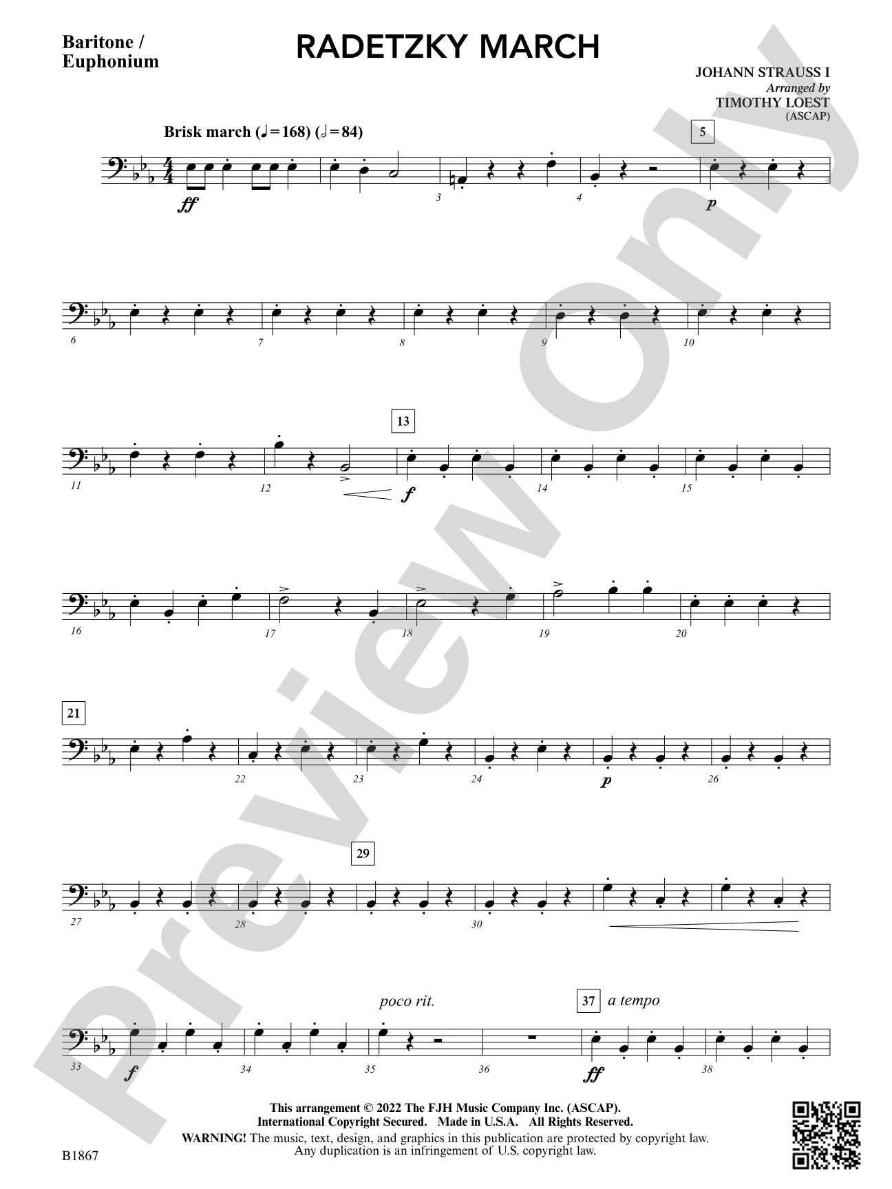 Radetzky March: Baritone/Euphonium
