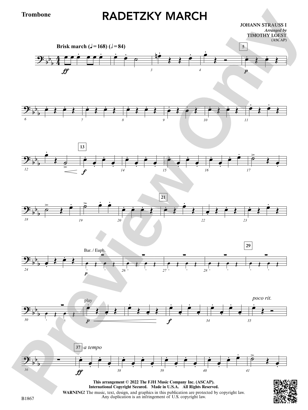 Radetzky March: Trombone