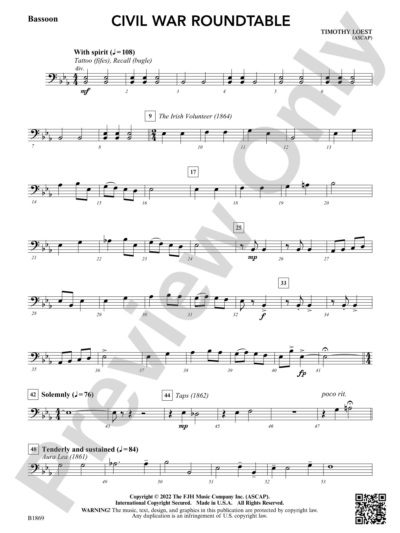 Civil War Roundtable: Bassoon