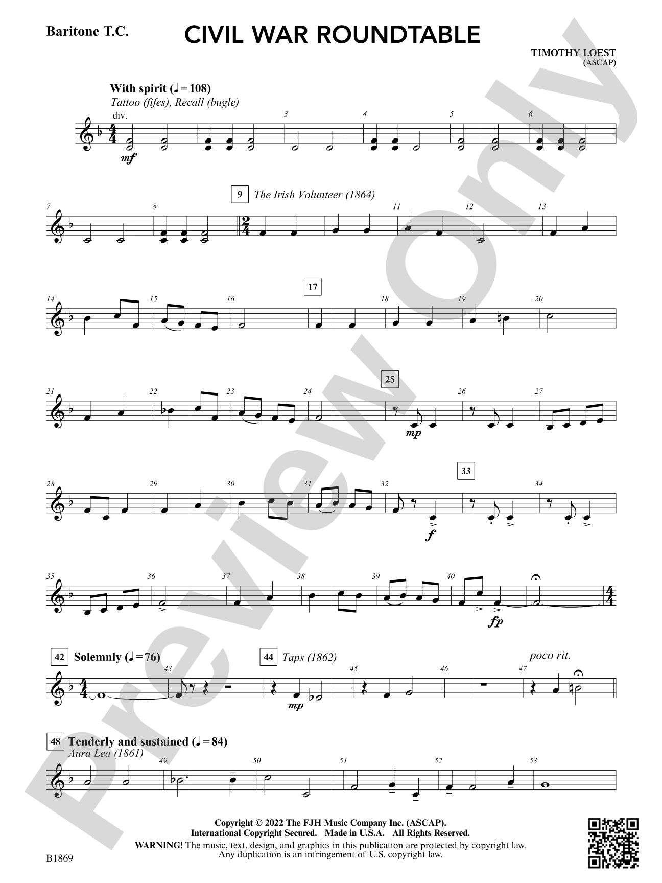 Civil War Roundtable: Baritone T.C.