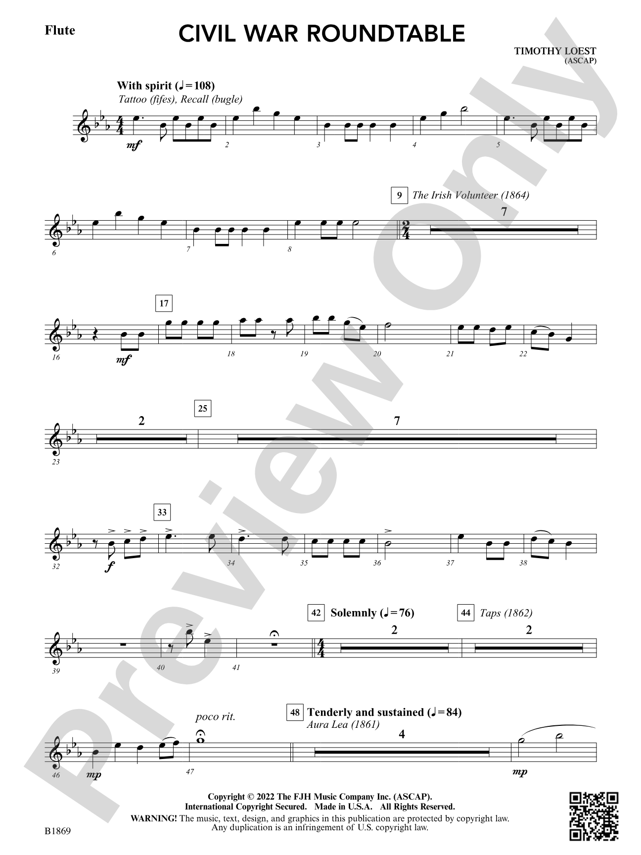 Civil War Roundtable: Flute