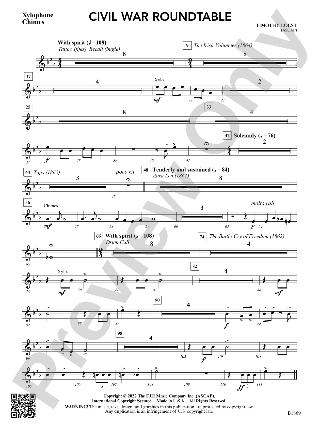 Civil War Roundtable: Xylophone / Chimes