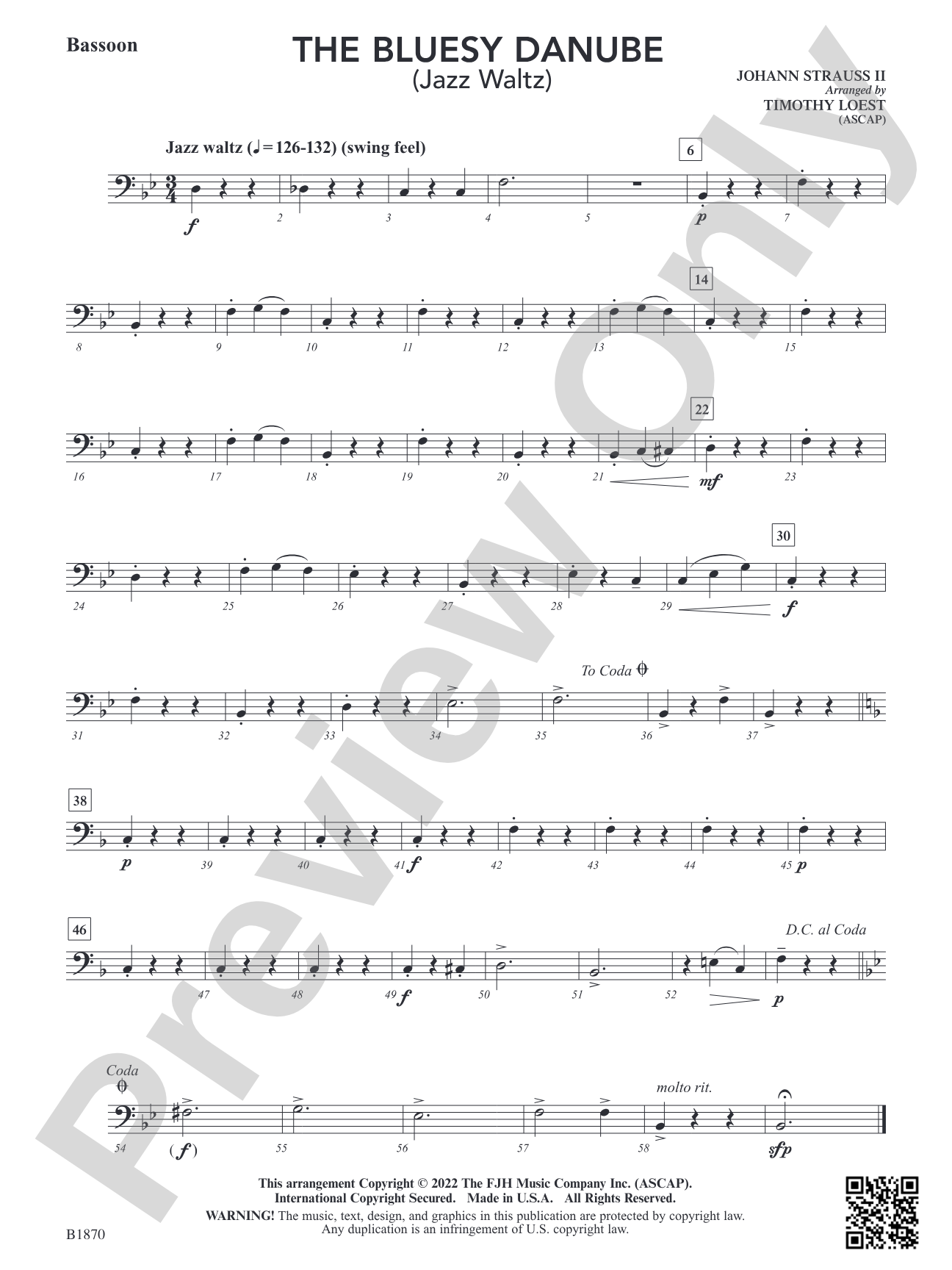 The Bluesy Danube: Bassoon