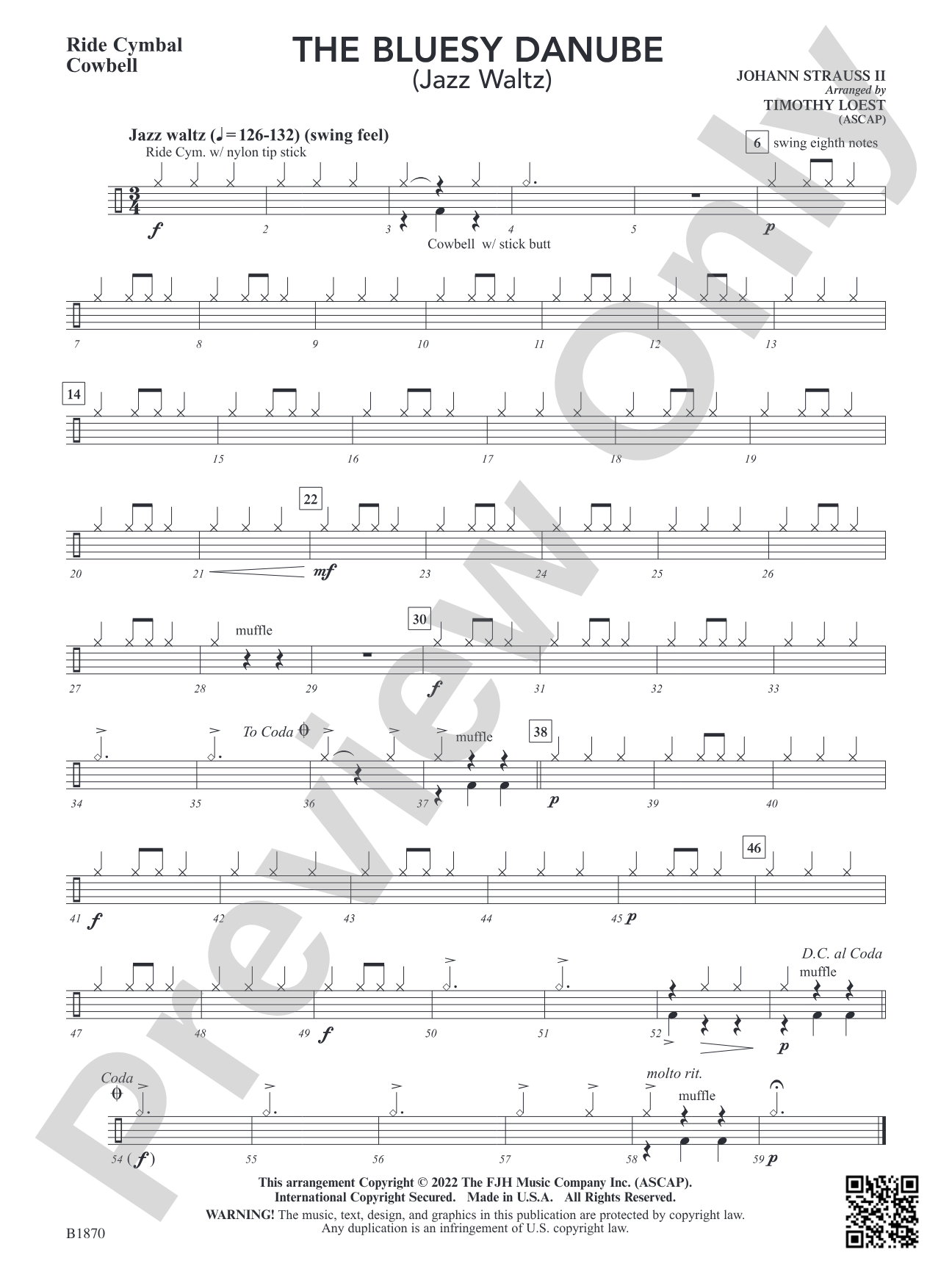 The Bluesy Danube: Ride Cymbal / Cowbell