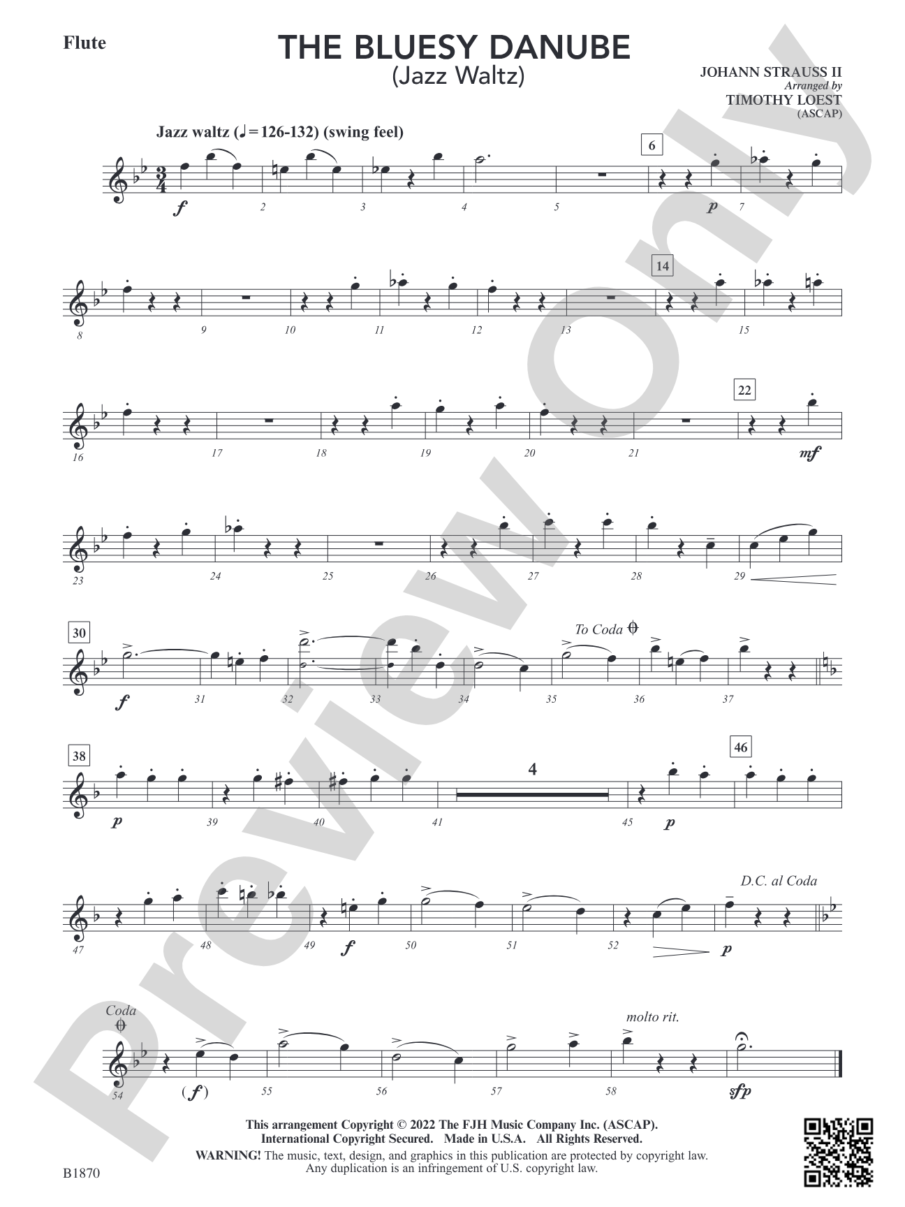 The Bluesy Danube: Flute